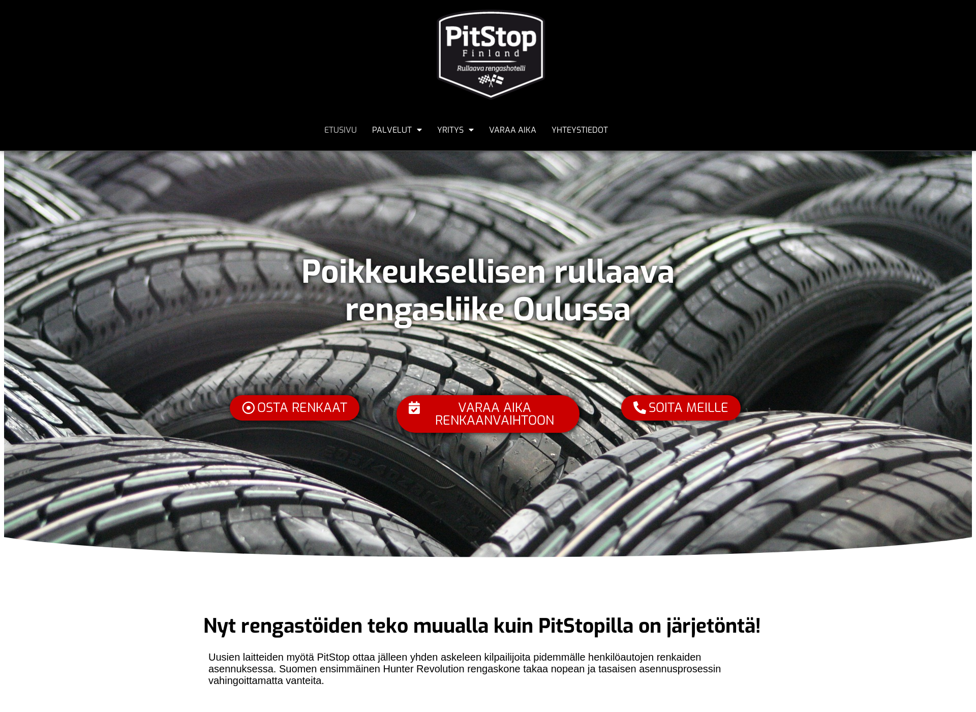 Screenshot for pitstopfinland.fi