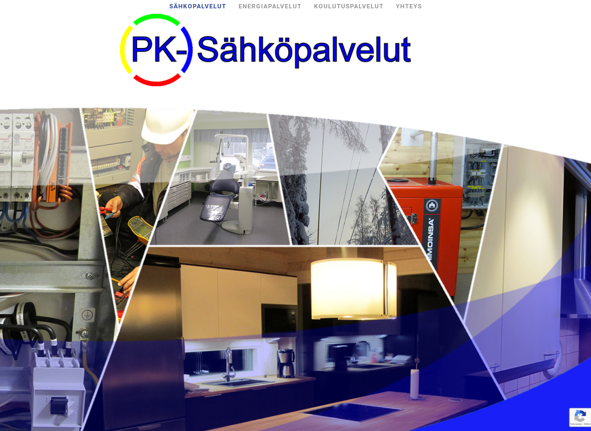 Screenshot for pk-sahkopalvelut.fi