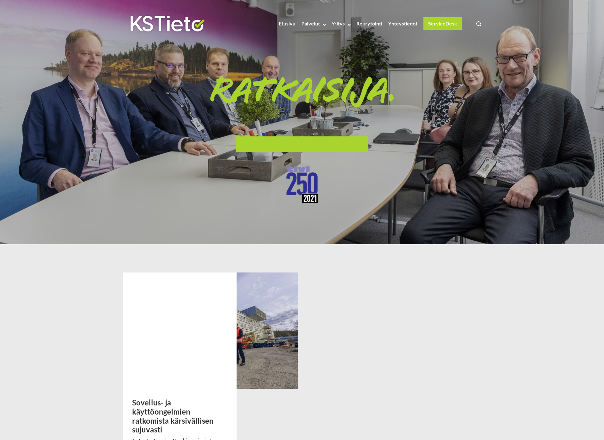 Screenshot for pk-tieto.fi