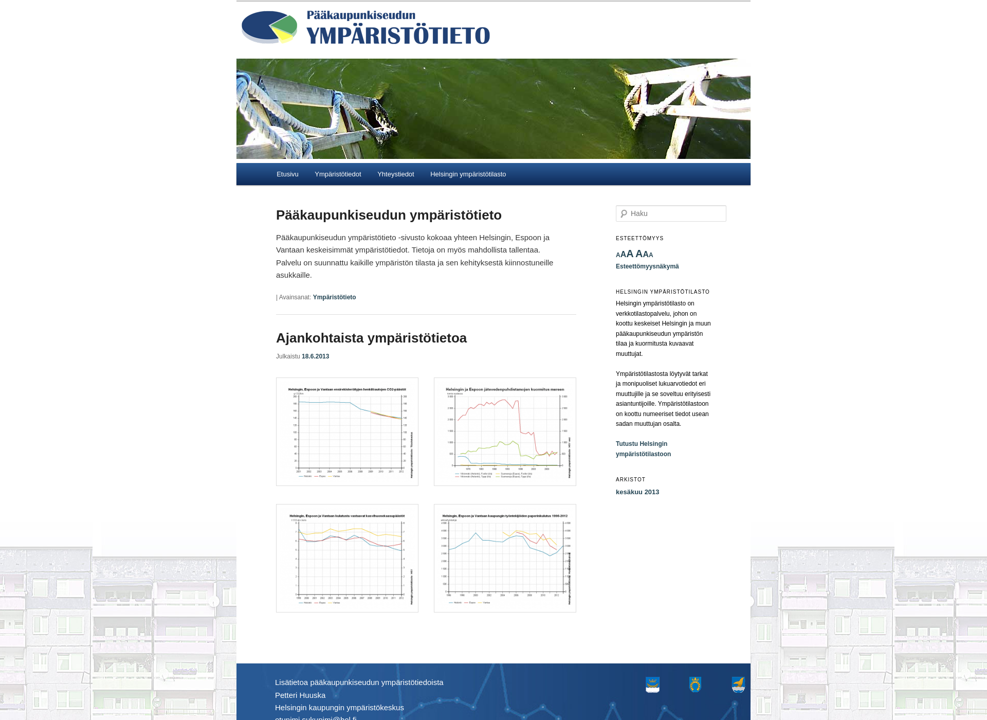 Screenshot for pks-ymparistotieto.fi