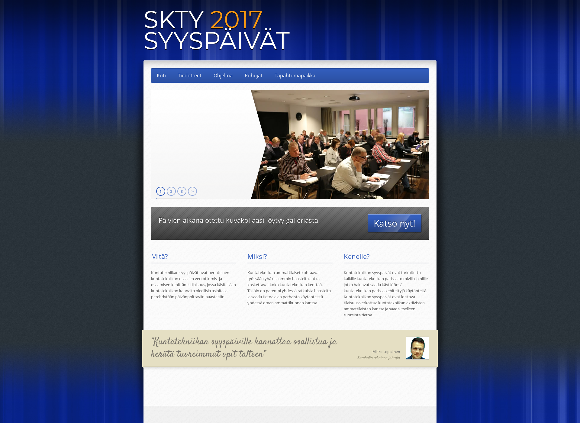 Skärmdump för pkskatutyo.fi