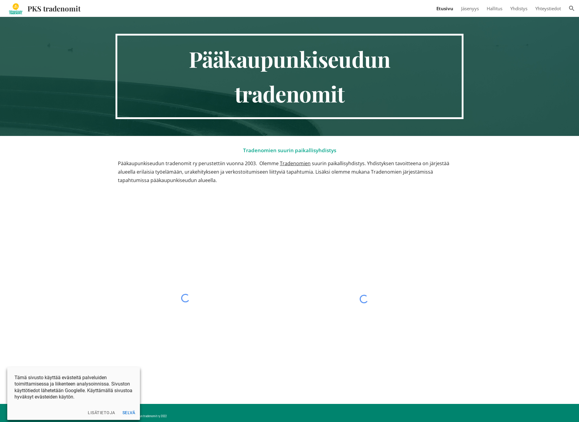Screenshot for pkstradenomit.fi