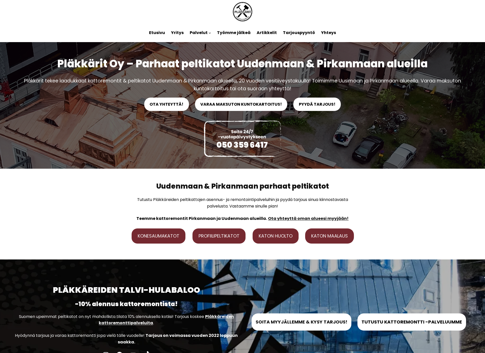 Screenshot for plakkarit.fi