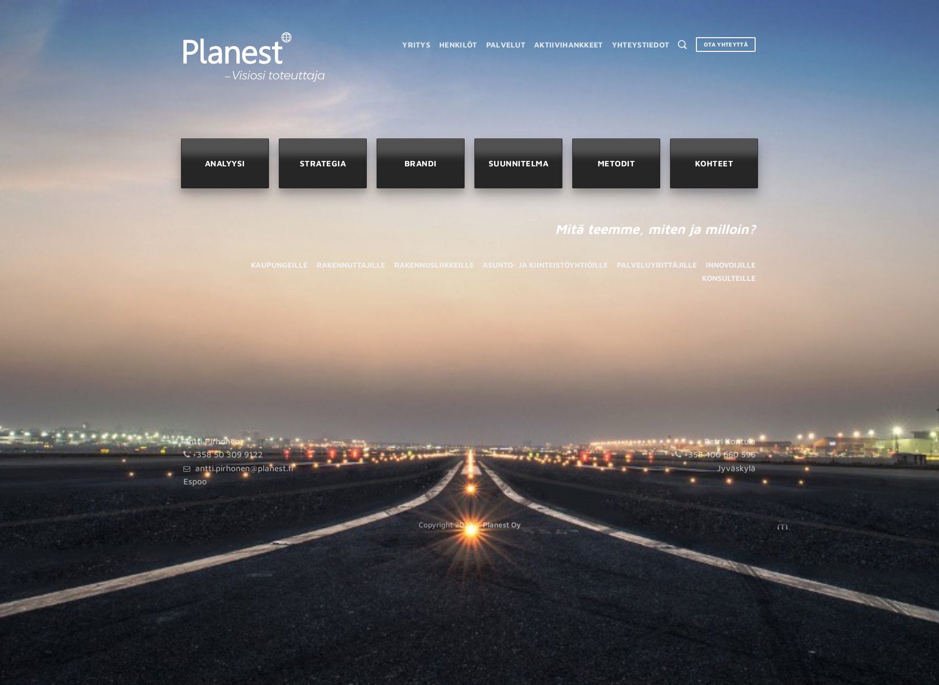 Screenshot for planest.fi
