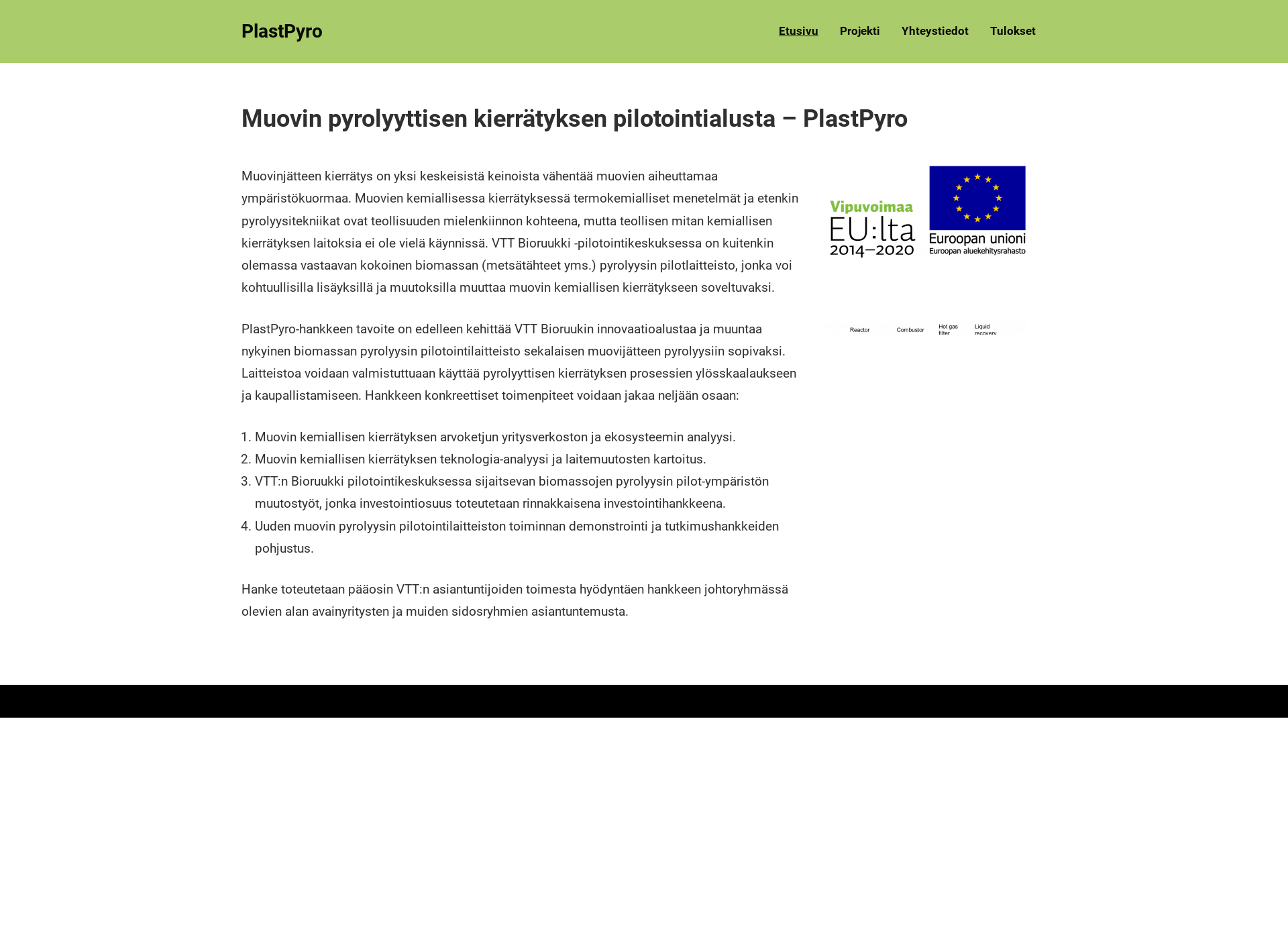 Skärmdump för plastpyro.fi