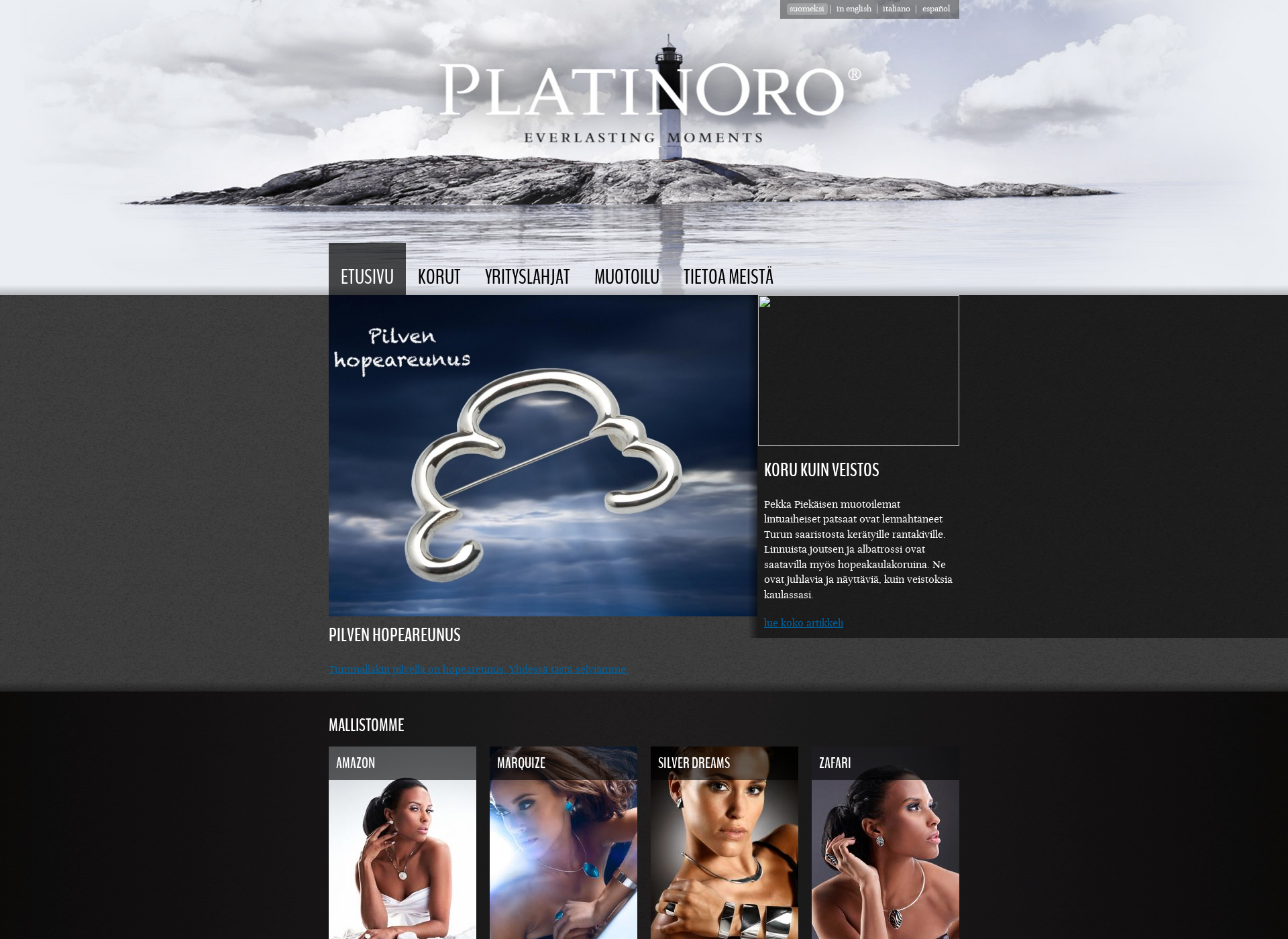 Screenshot for platinoro.fi