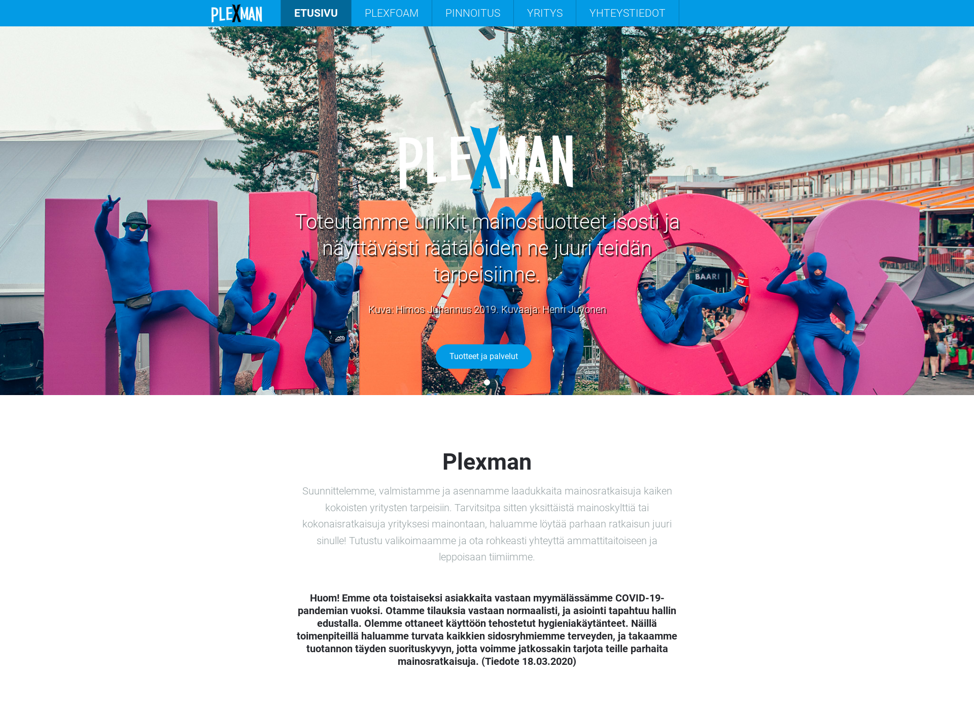 Screenshot for plexman.fi