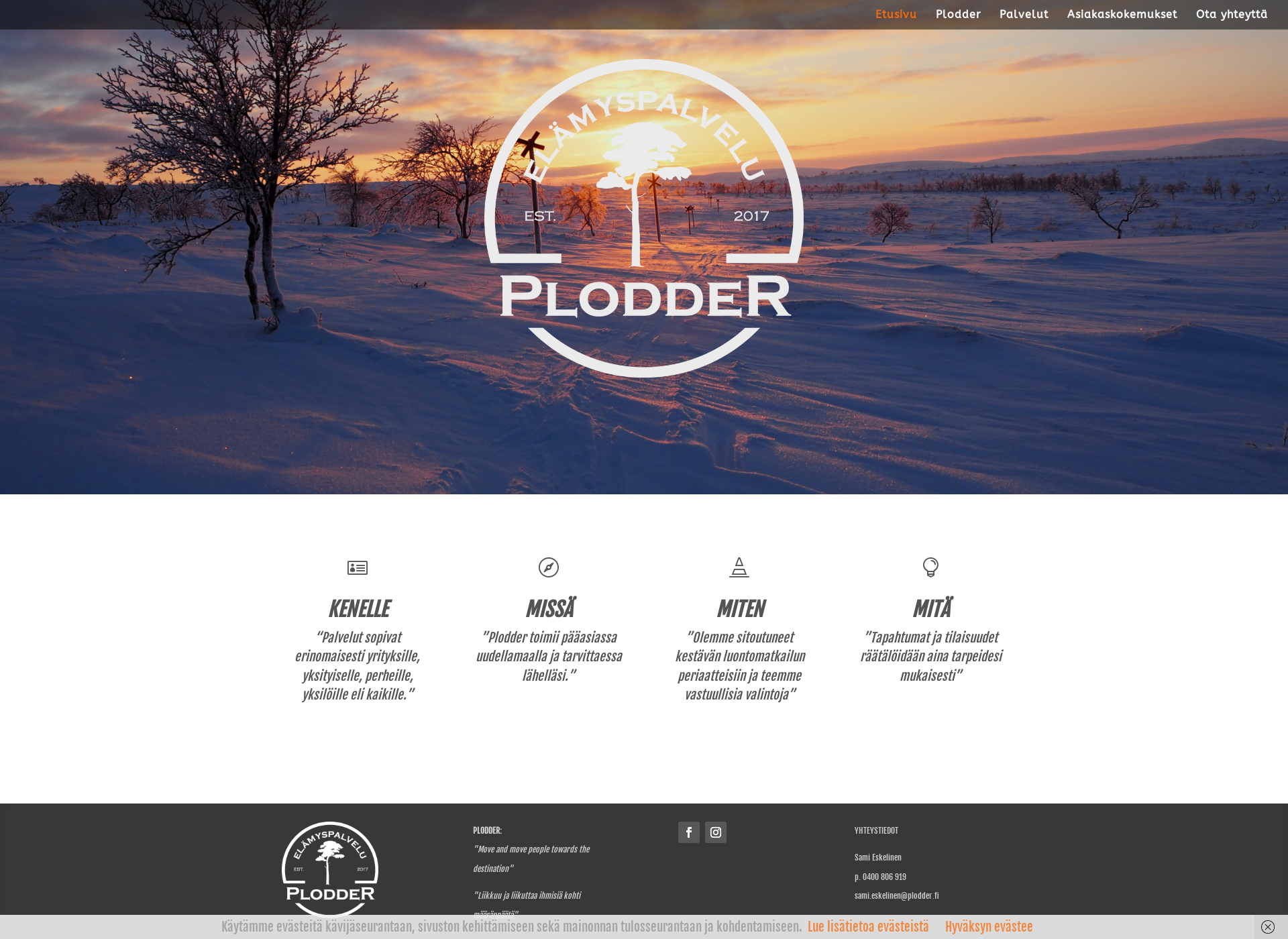 Screenshot for plodder.fi