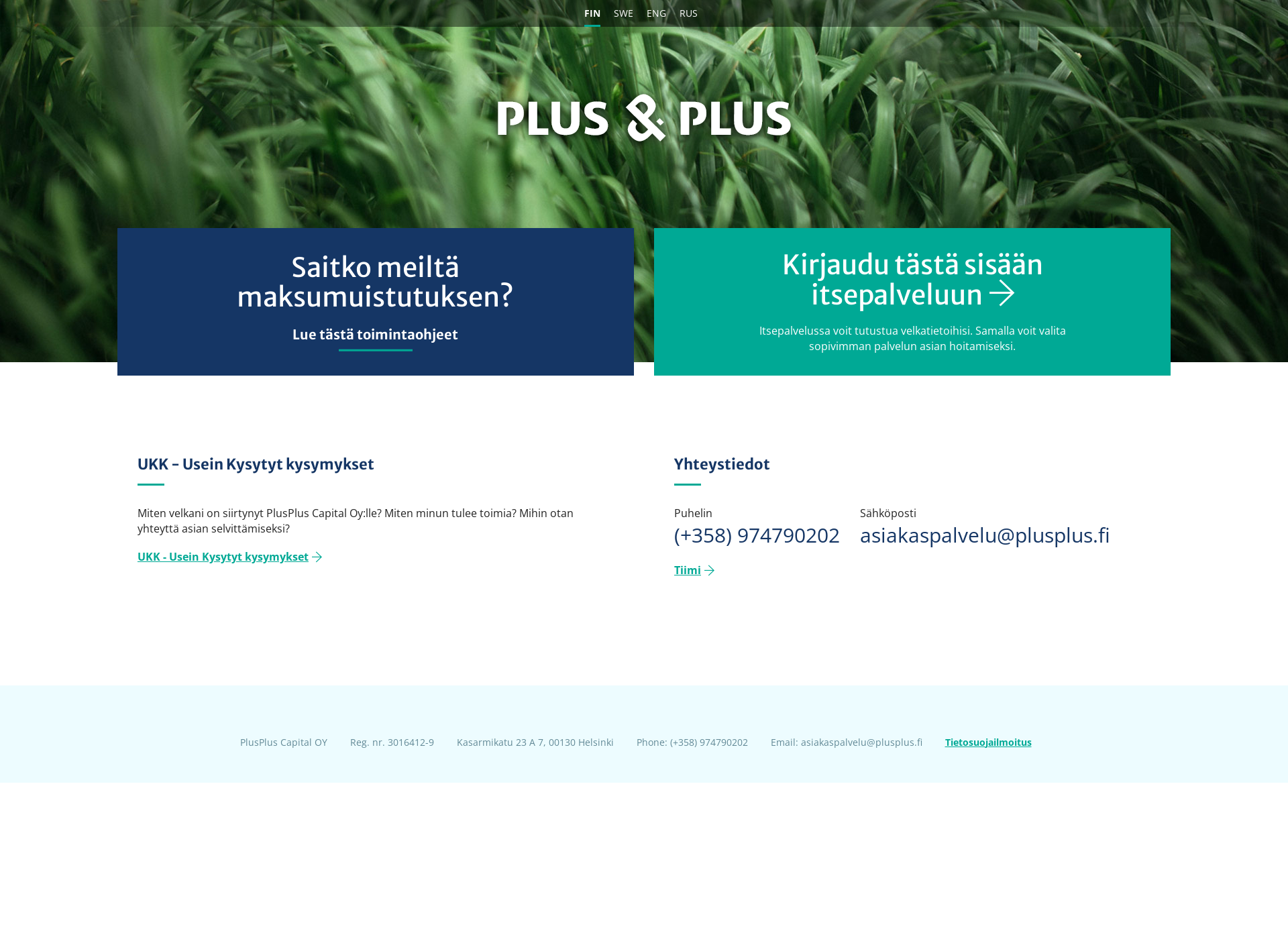 Skärmdump för plusplus.fi
