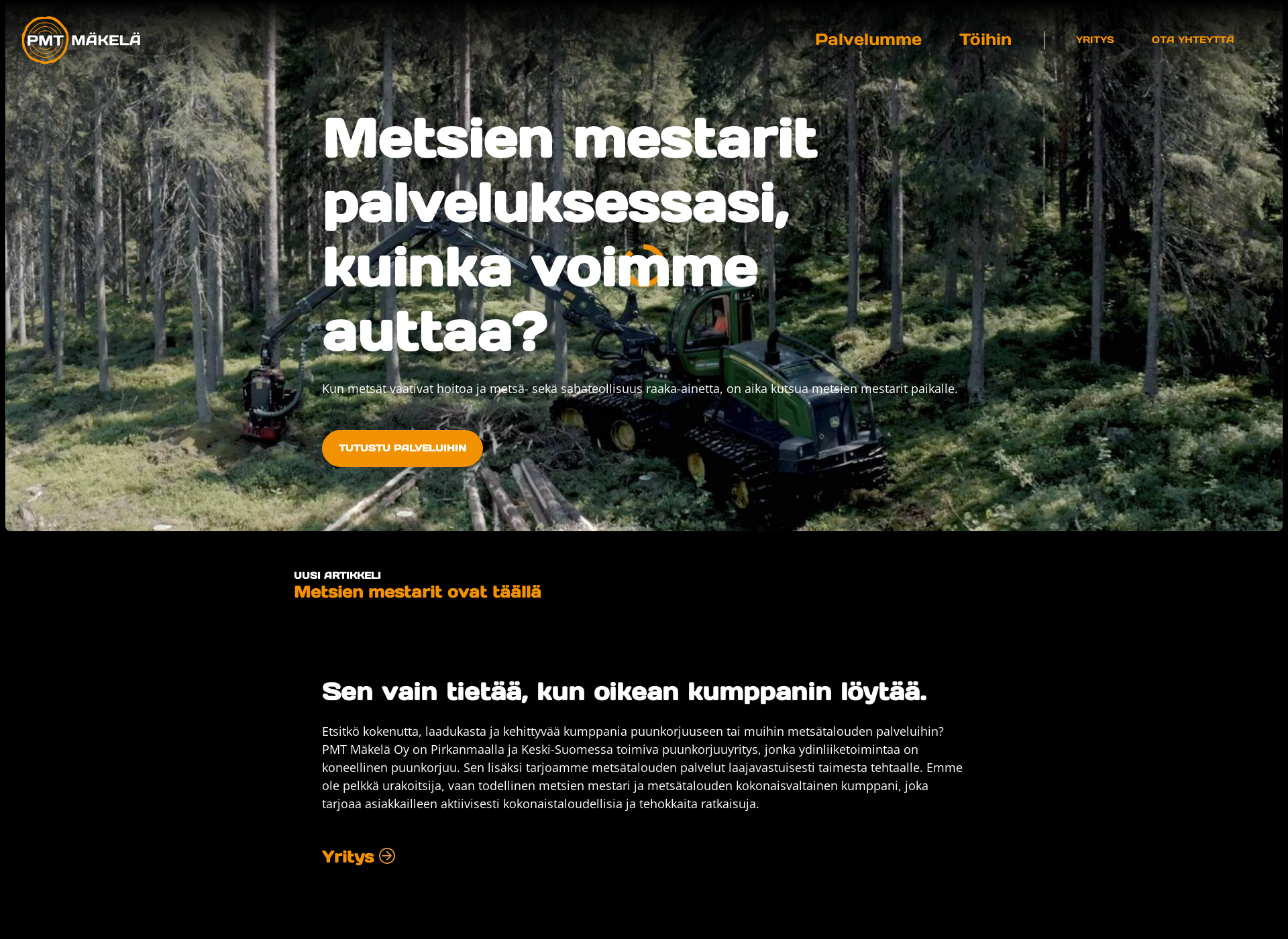 Screenshot for pmtmakela.fi