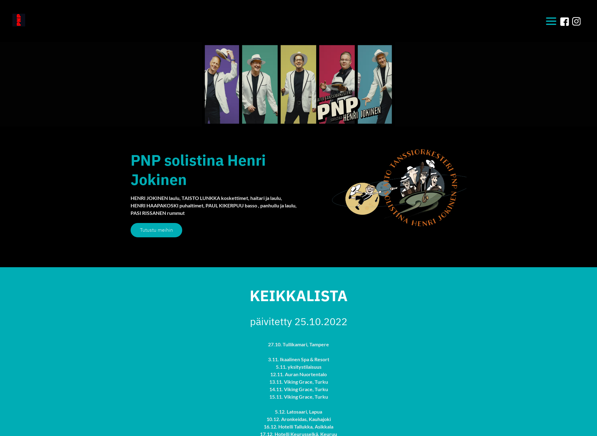 Screenshot for pnp-orkesteri.fi