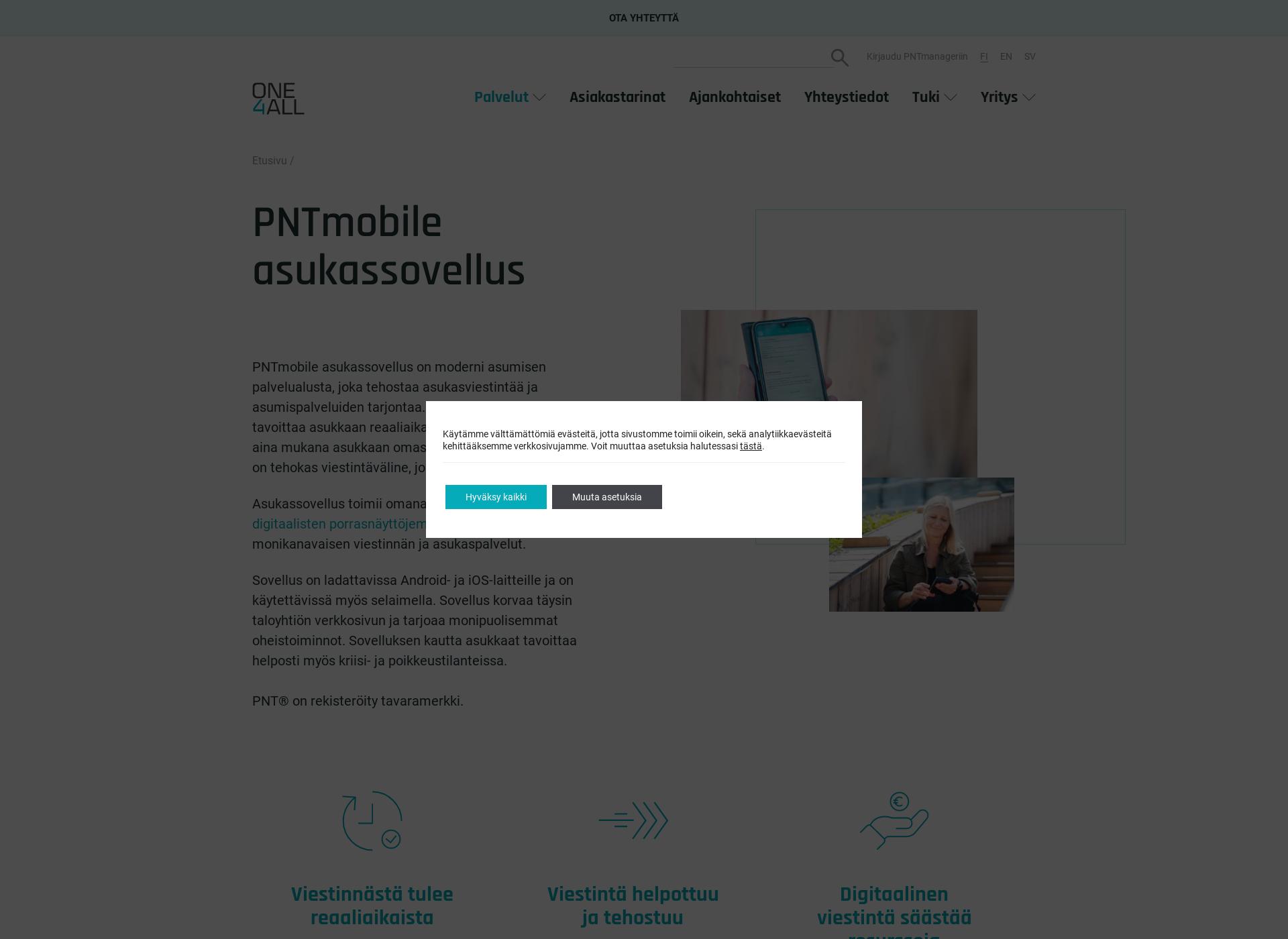 Screenshot for pntmobile.fi