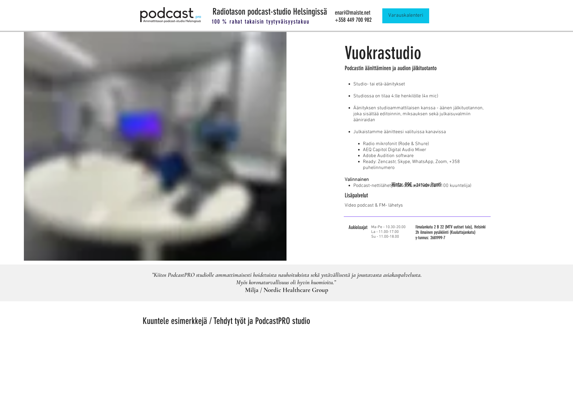 Screenshot for podcastpro.fi
