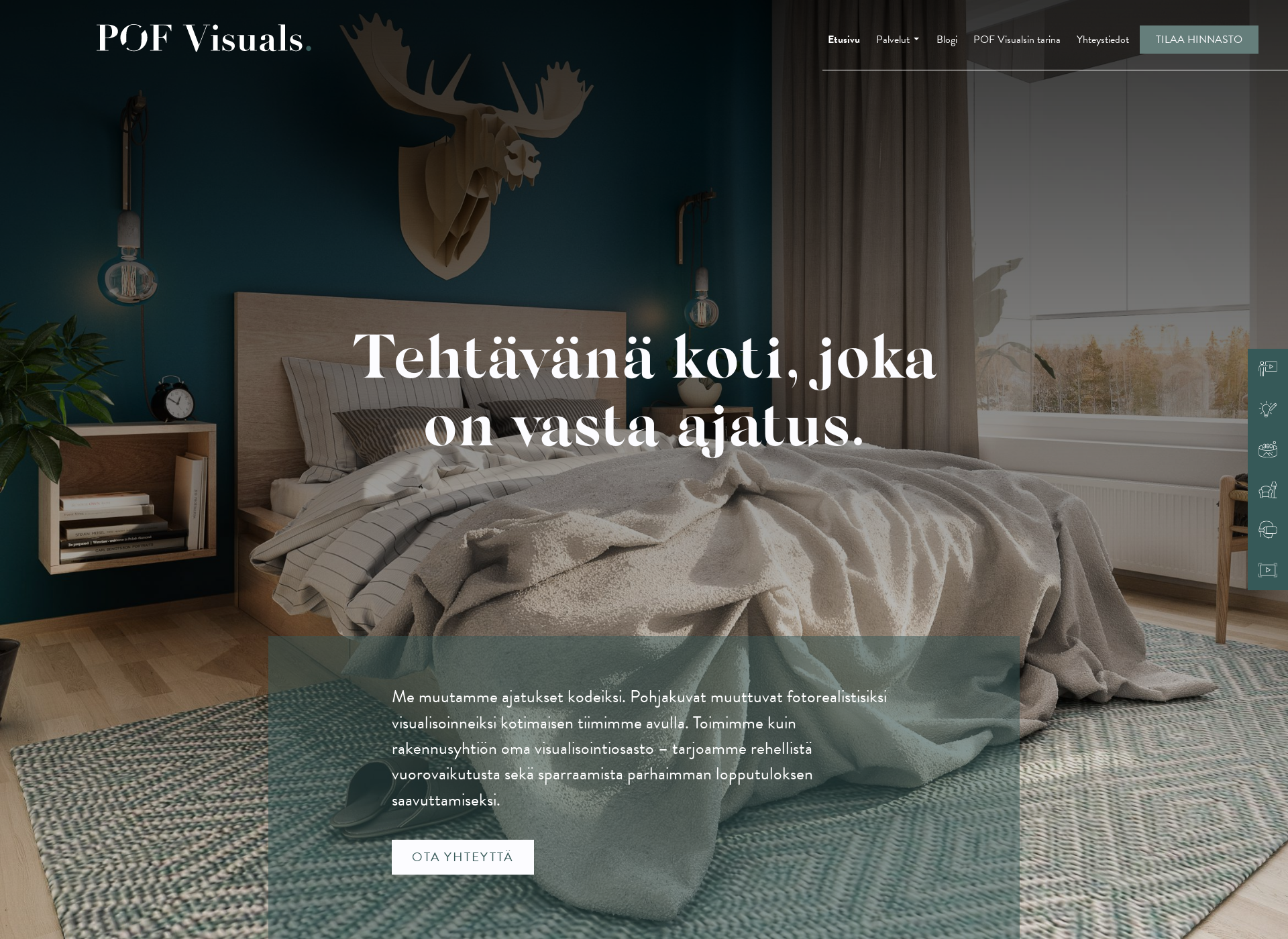 Screenshot for pofvisuals.fi