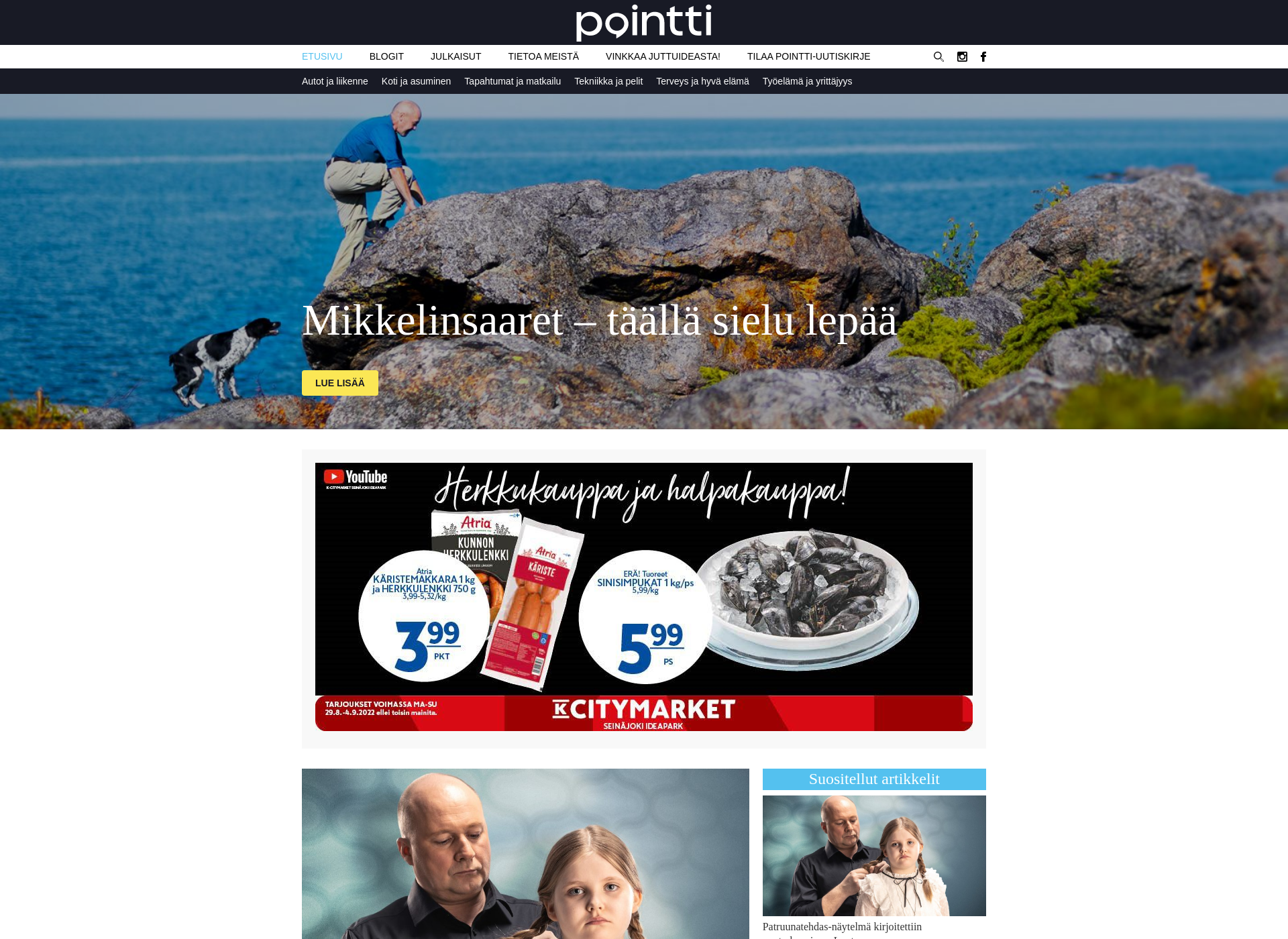 Screenshot for pohjanmaanpalvelut.fi