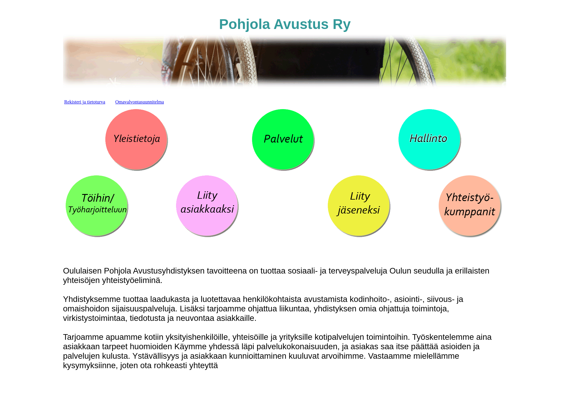 Screenshot for pohjola-avustusry.fi