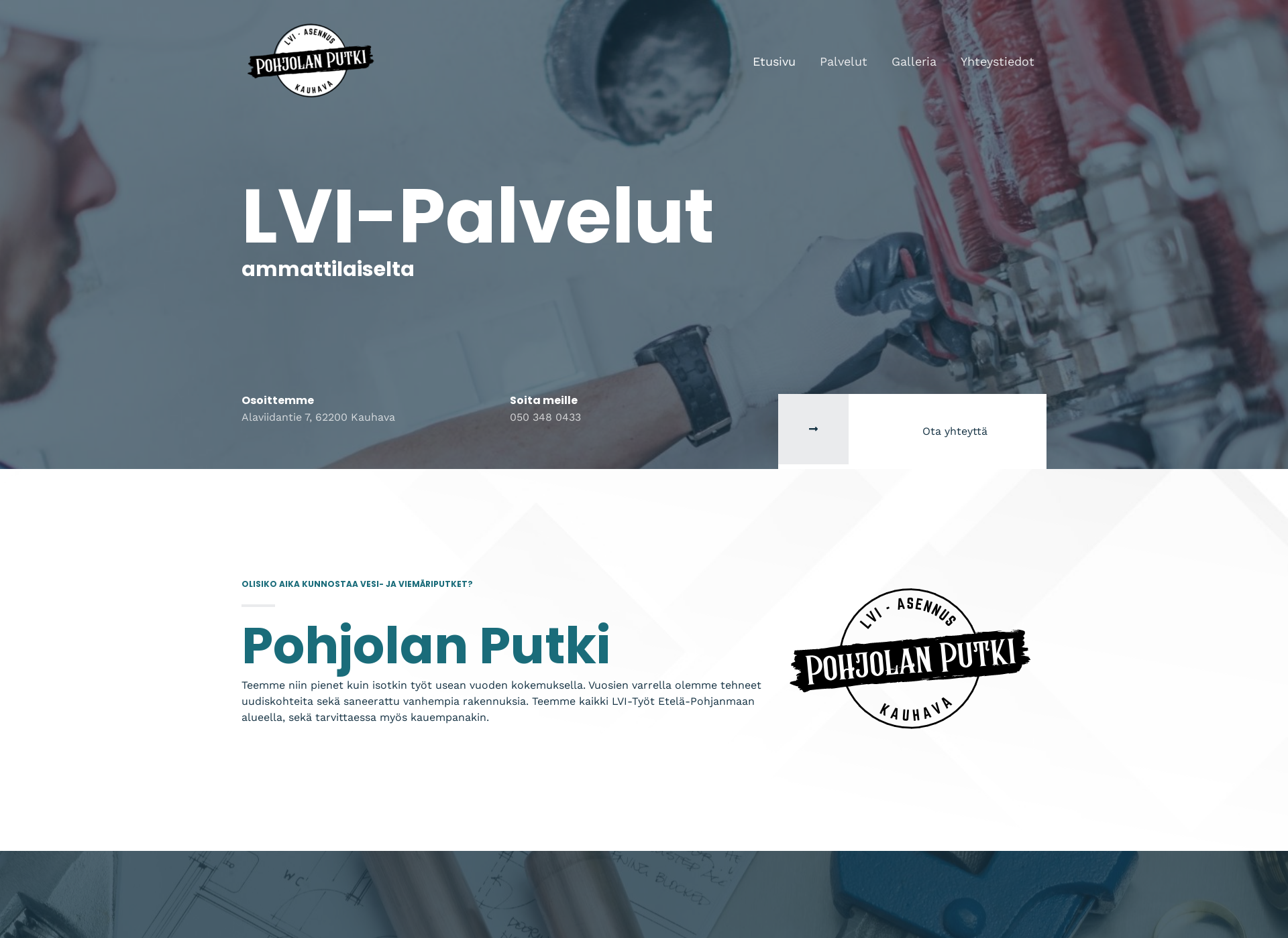 Screenshot for pohjolanputki.fi