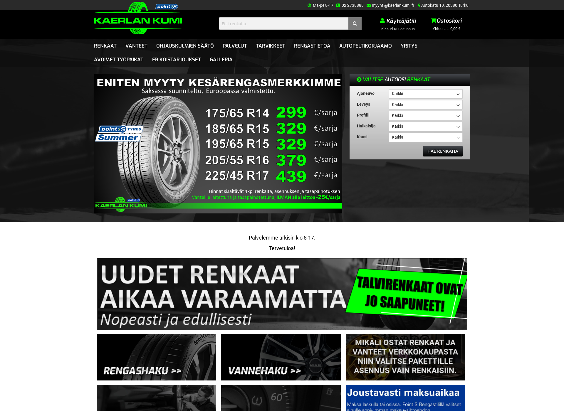 Screenshot for pointsturku.fi