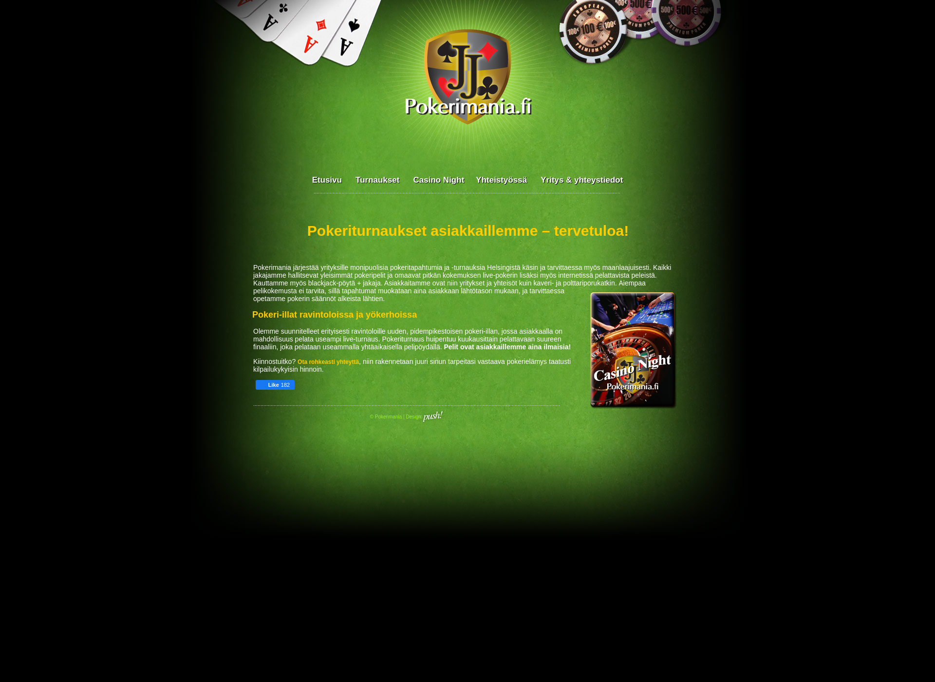 Screenshot for pokerimania.fi
