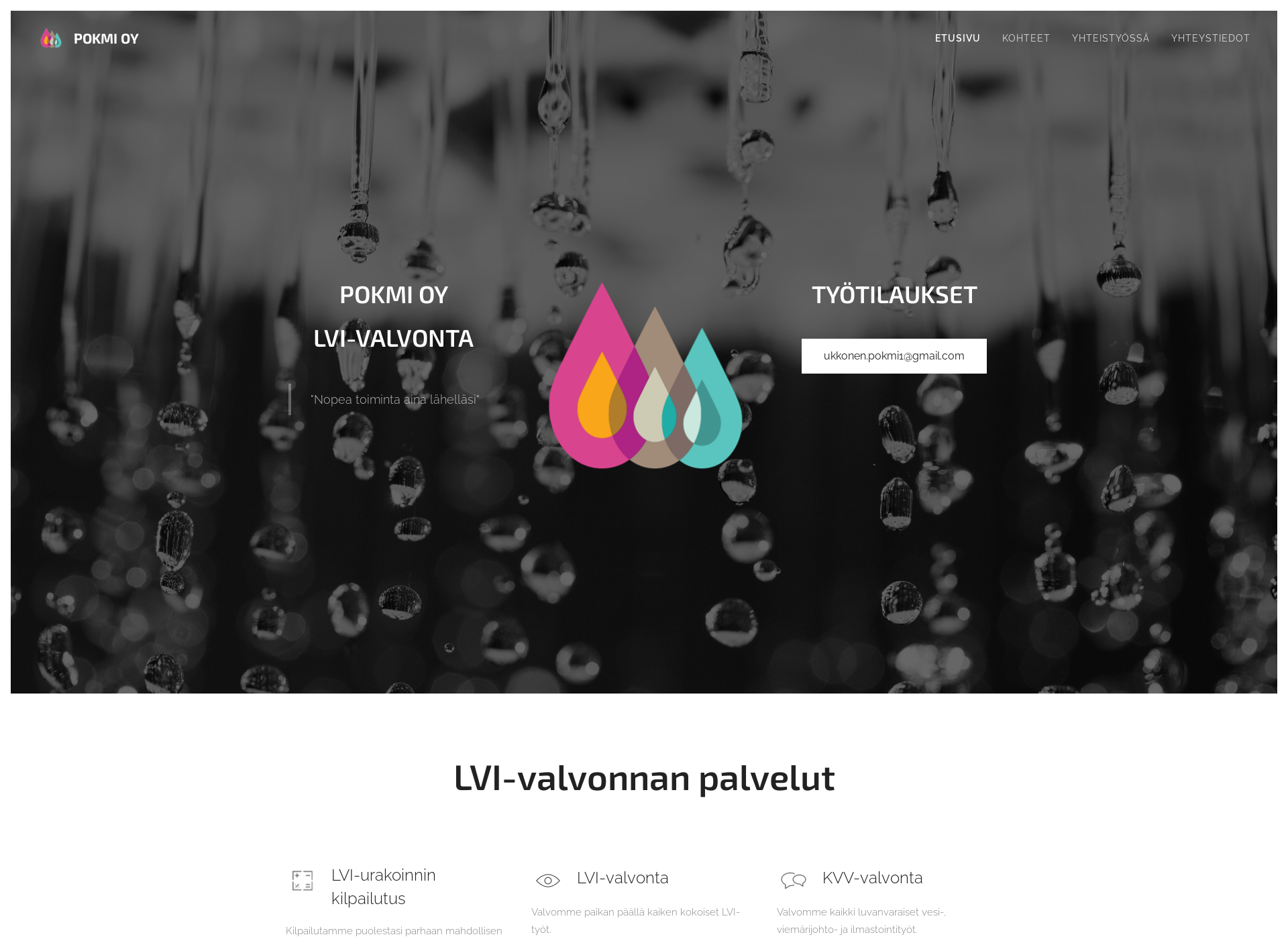 Skärmdump för pokmi.fi