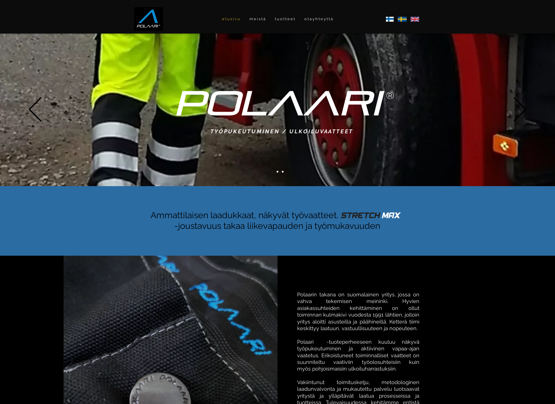 Screenshot for polaari.fi