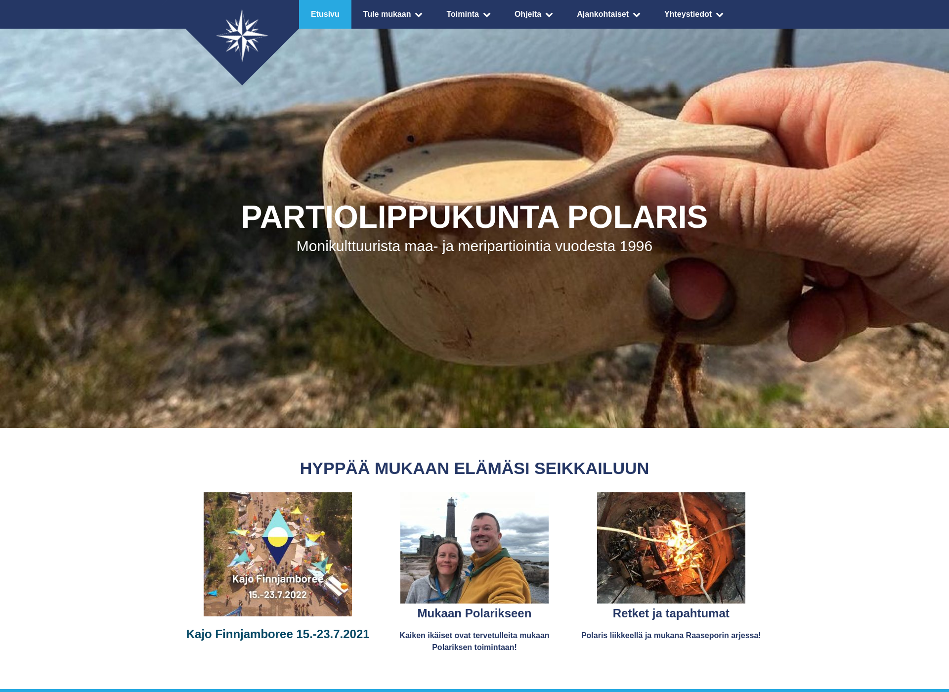 Screenshot for polarispartio.fi