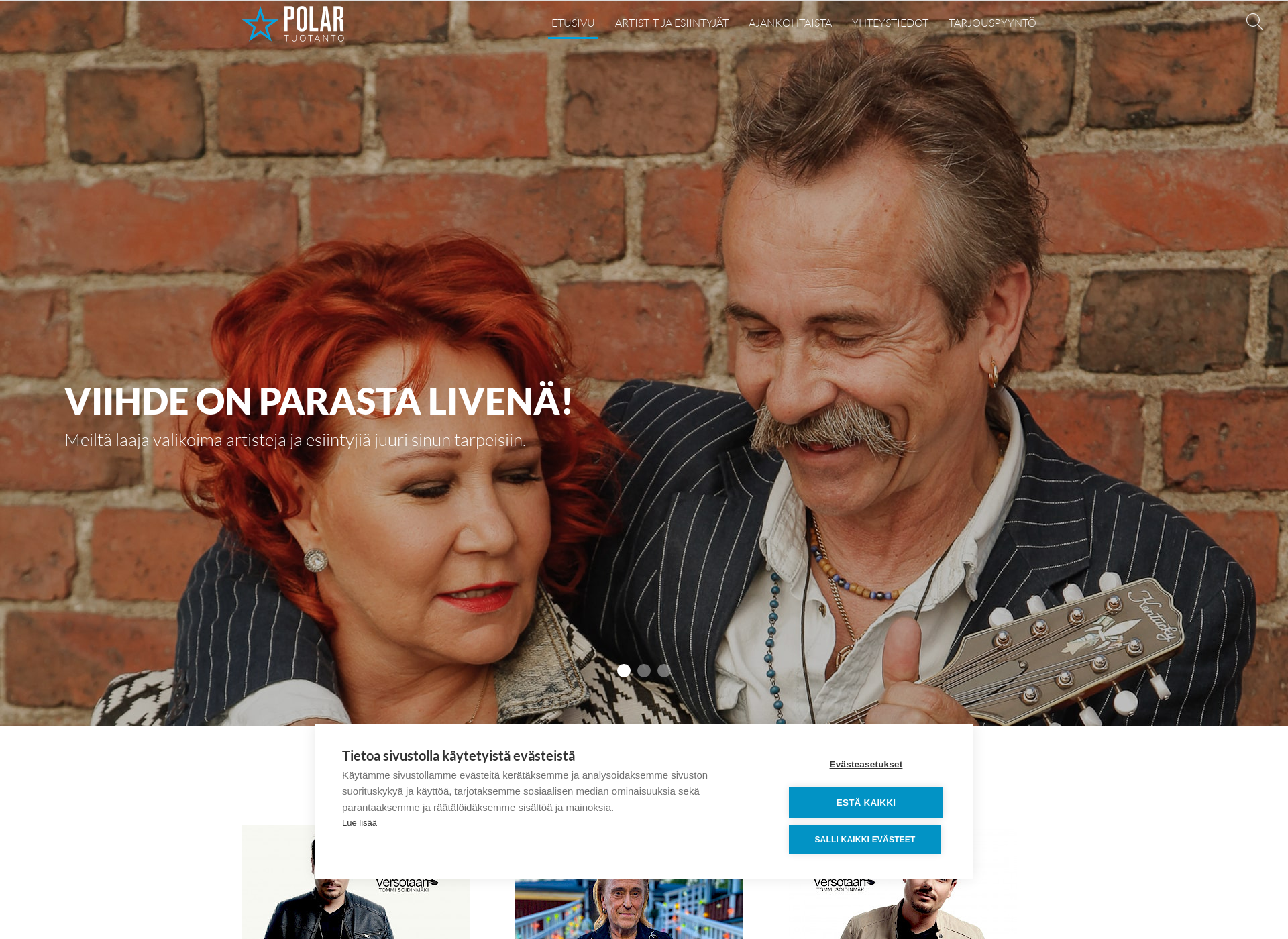 Screenshot for polarteatteri.fi