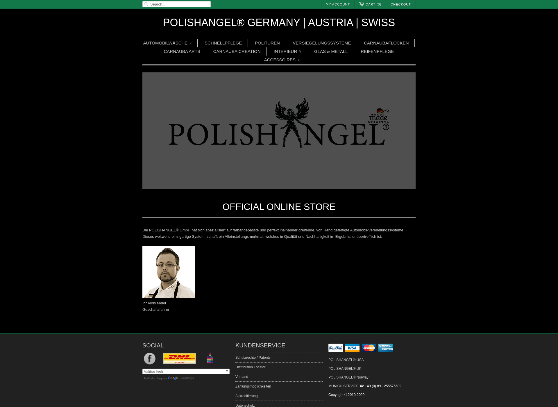 Screenshot for polishangel.fi