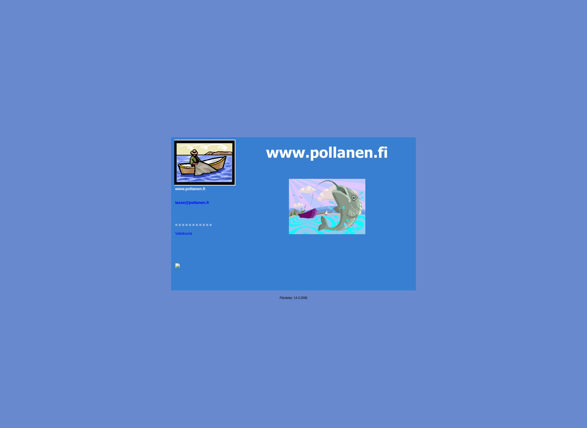 Skärmdump för pollanen.fi