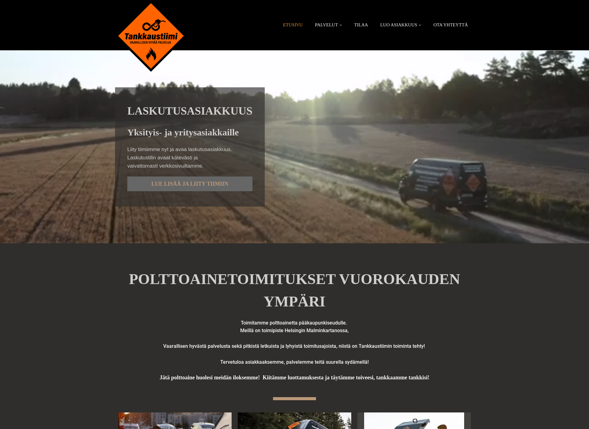 Screenshot for polttoainetta.fi