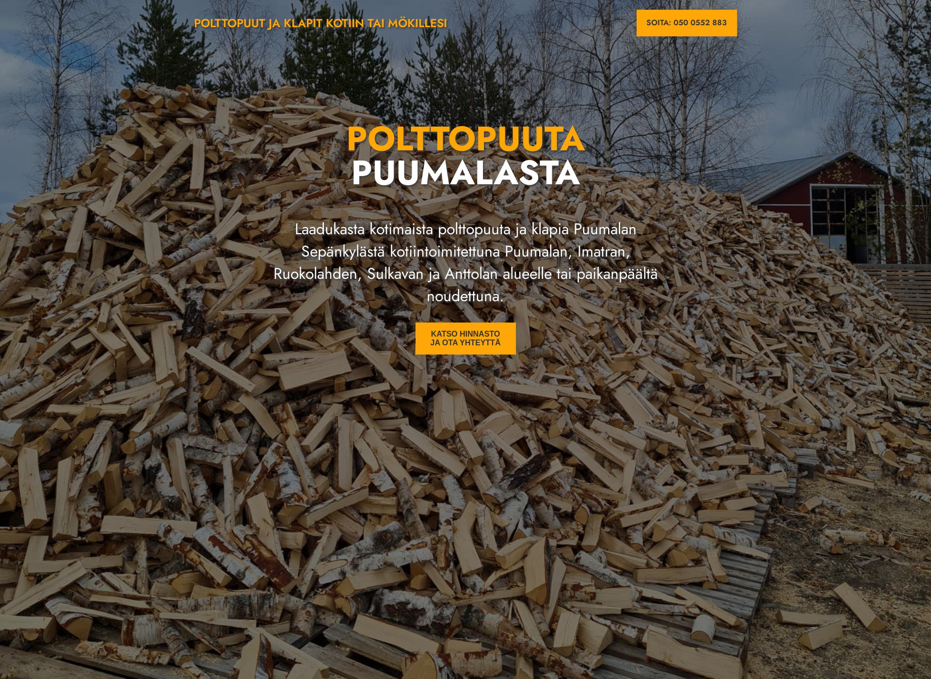 Screenshot for polttopuutapuumalasta.fi