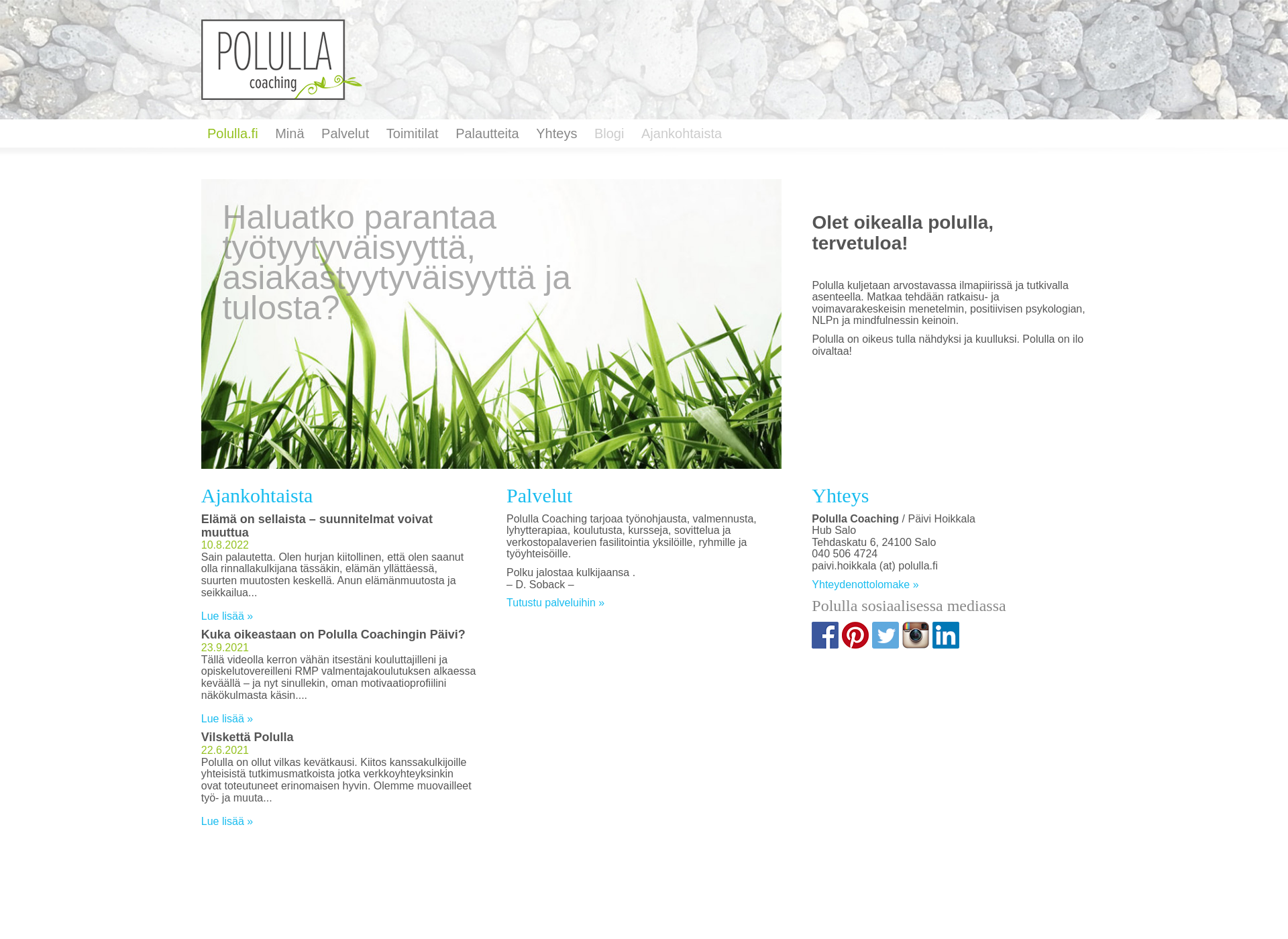 Screenshot for polulla.fi