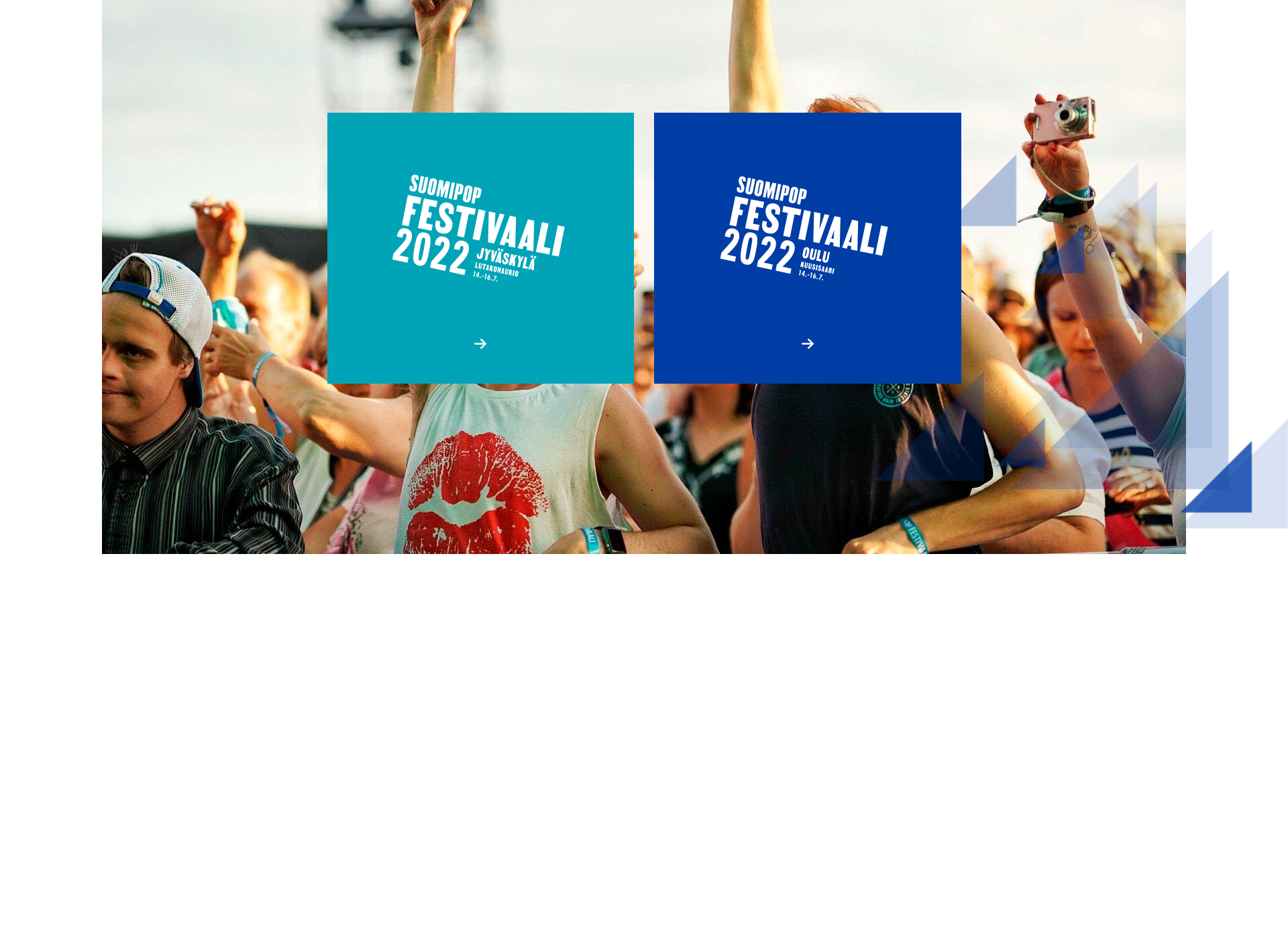 Skärmdump för popfestivaali.fi