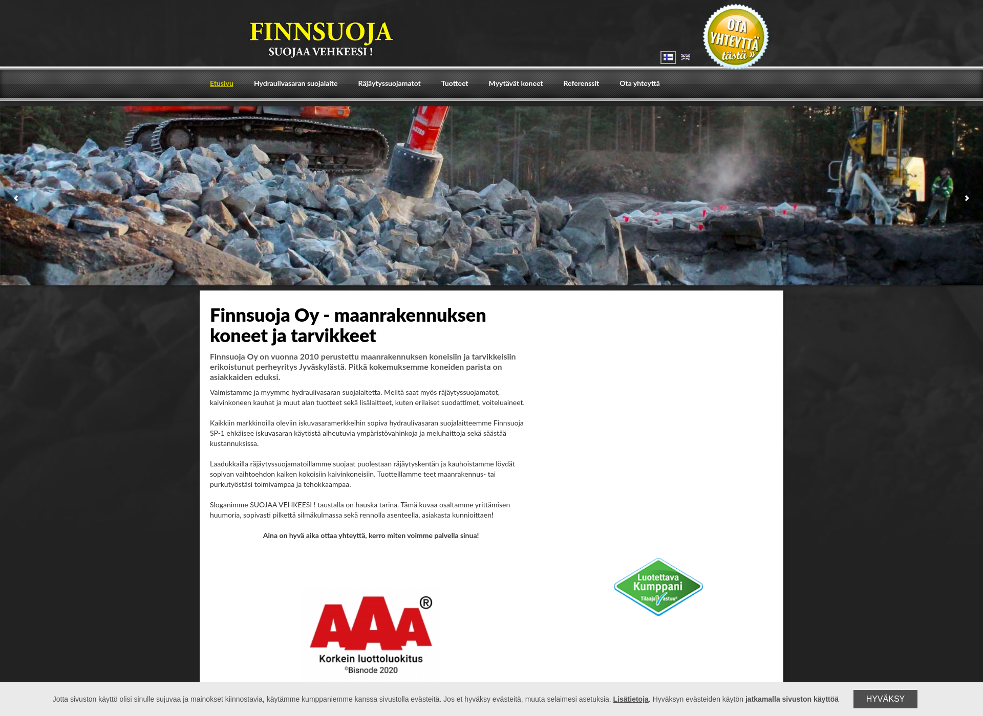 Screenshot for poravaunut.fi
