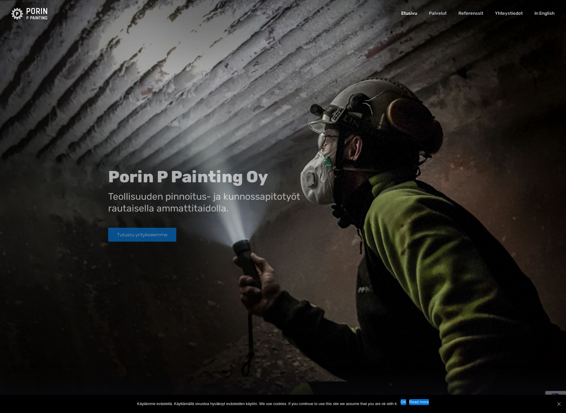 Screenshot for porinpainting.fi