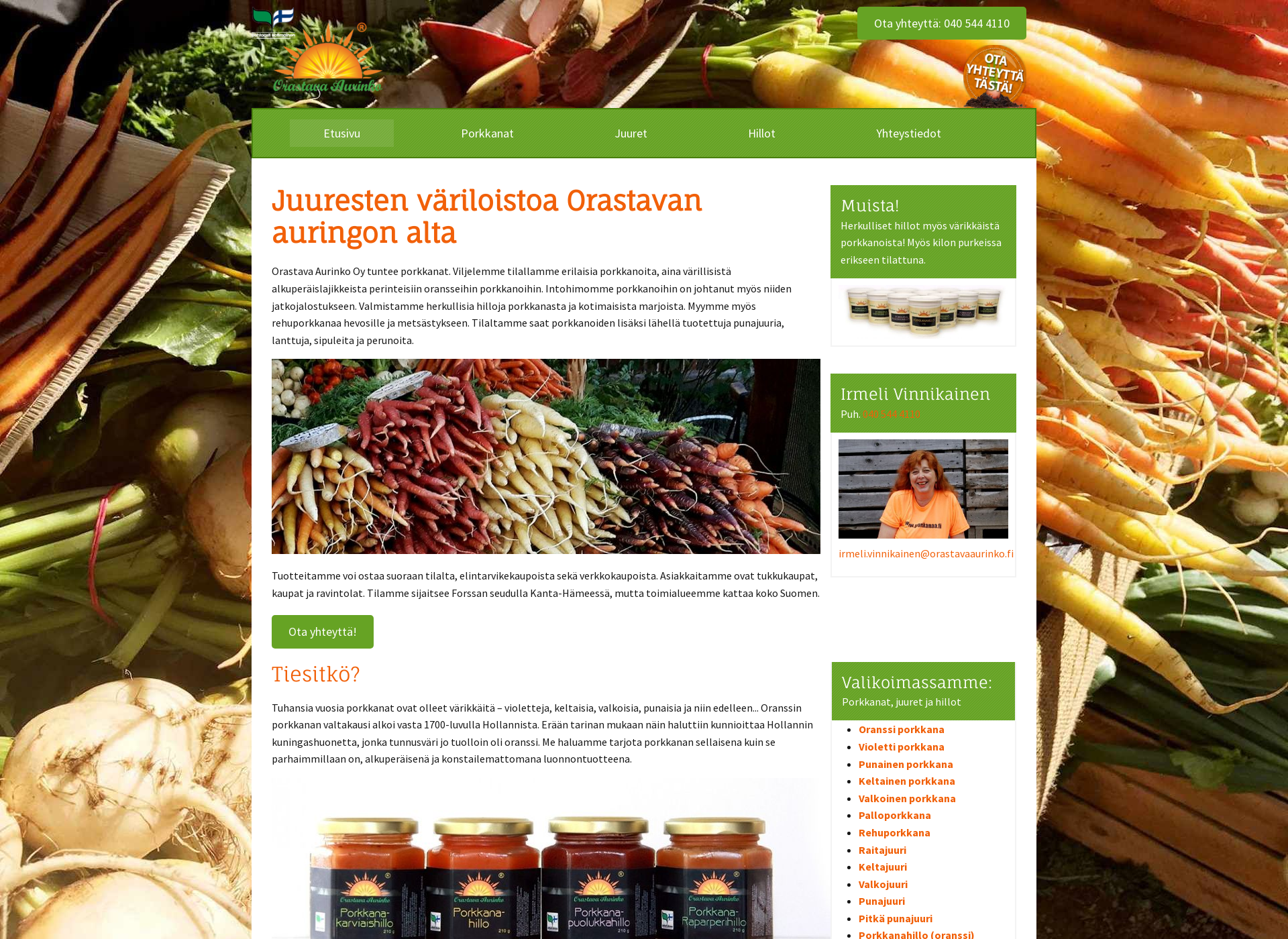 Screenshot for porkkanaa.fi