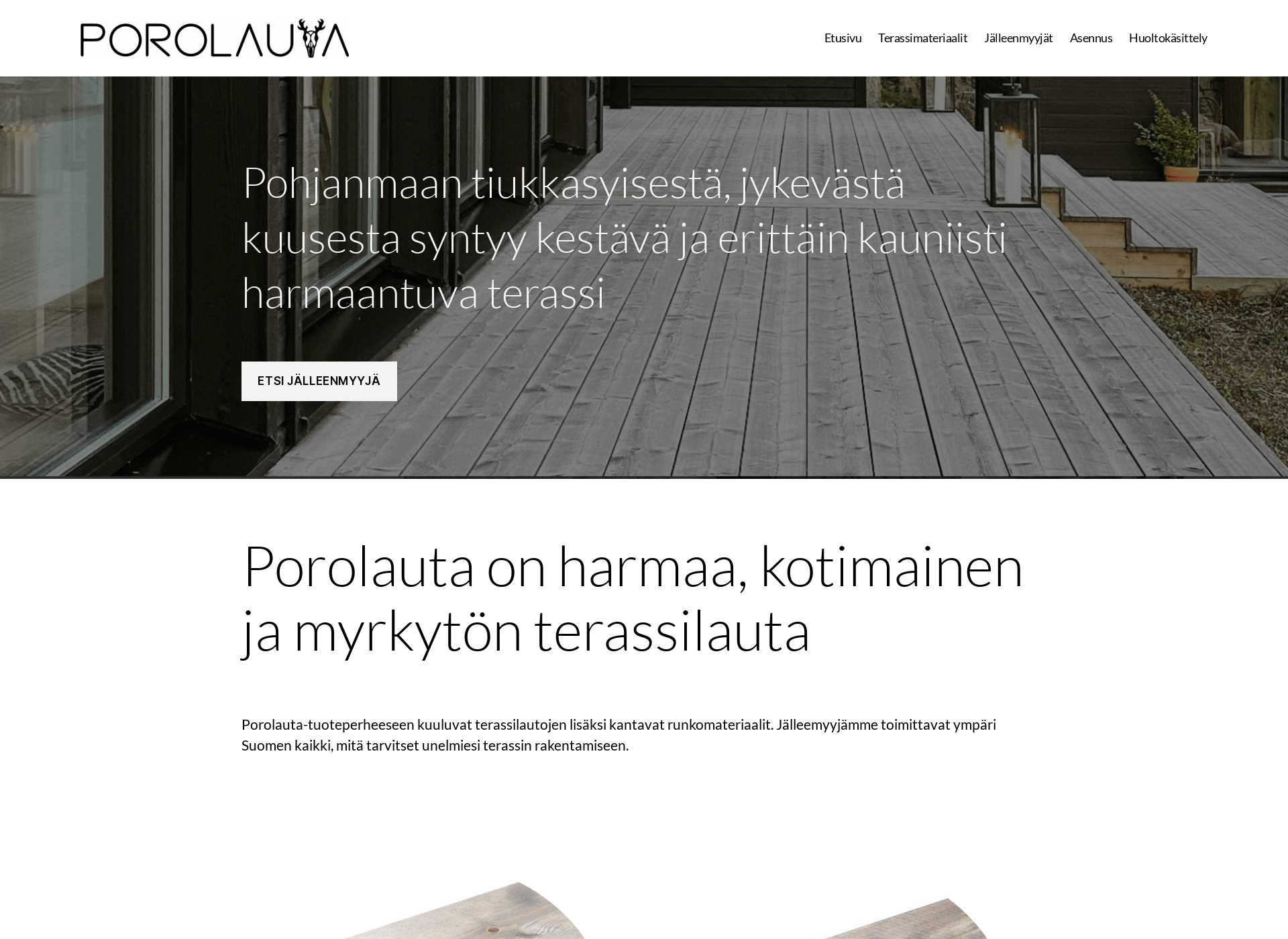 Screenshot for porolauta.fi