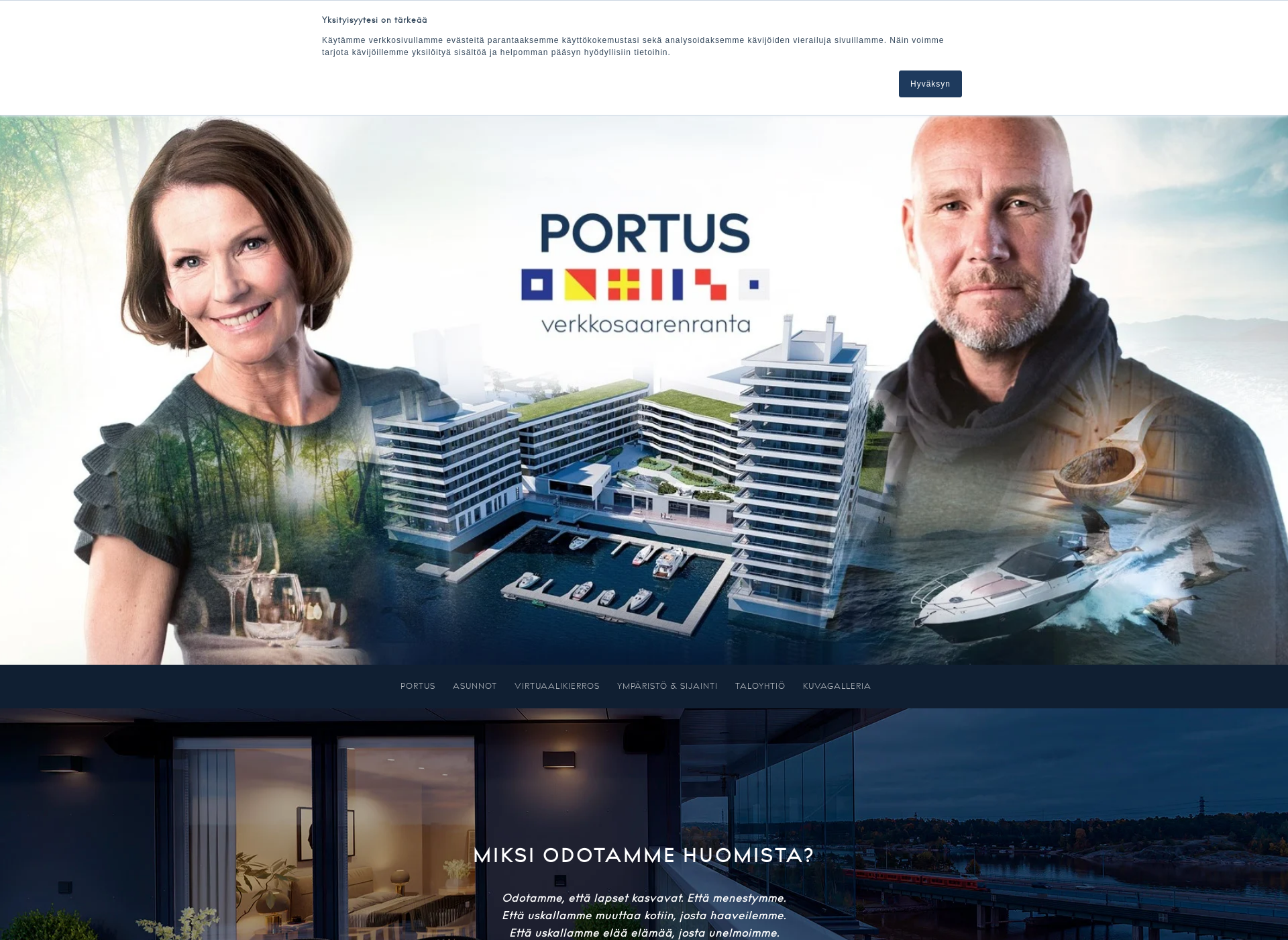 Screenshot for portus.fi