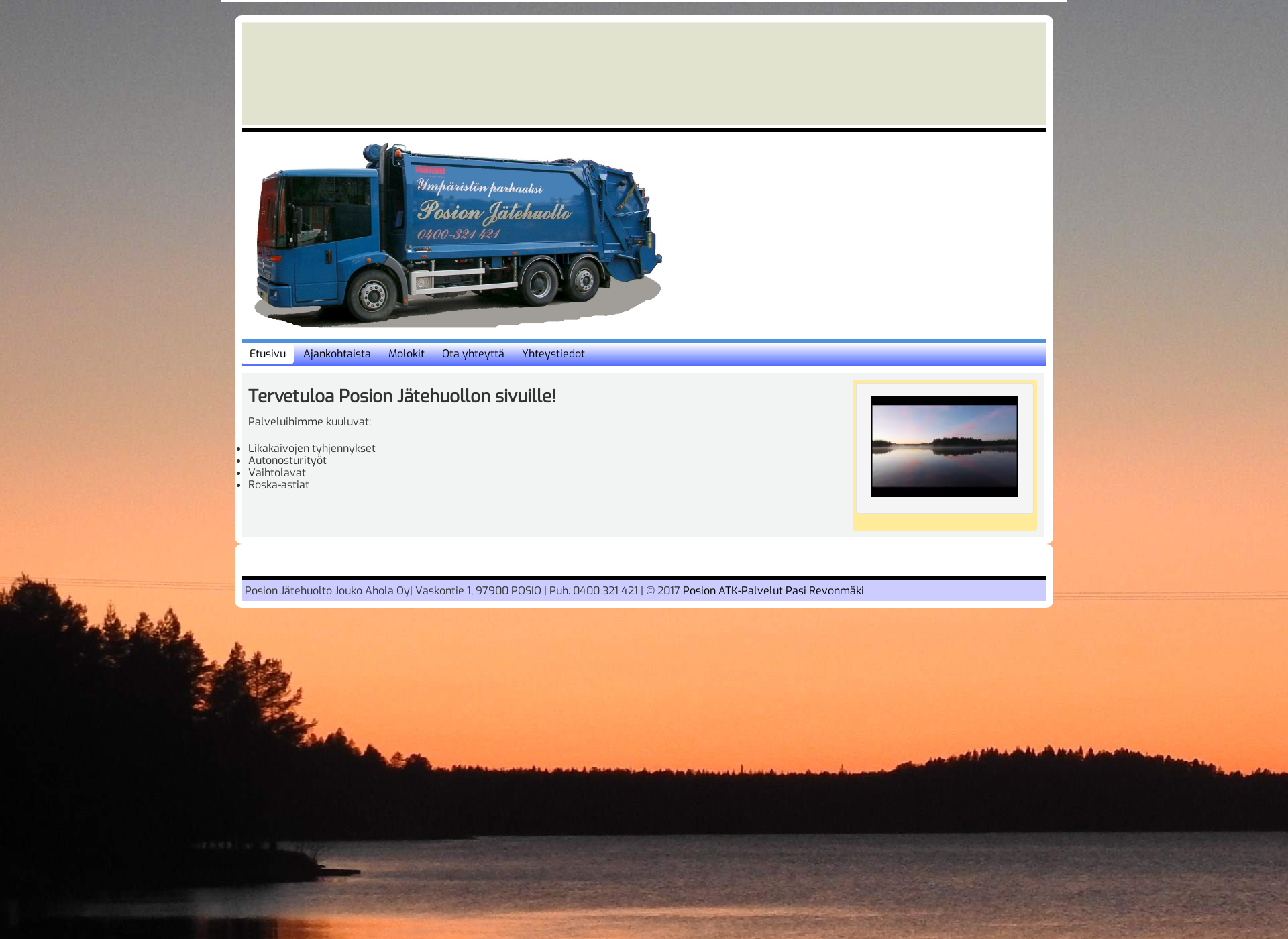 Screenshot for posionjatehuolto.fi
