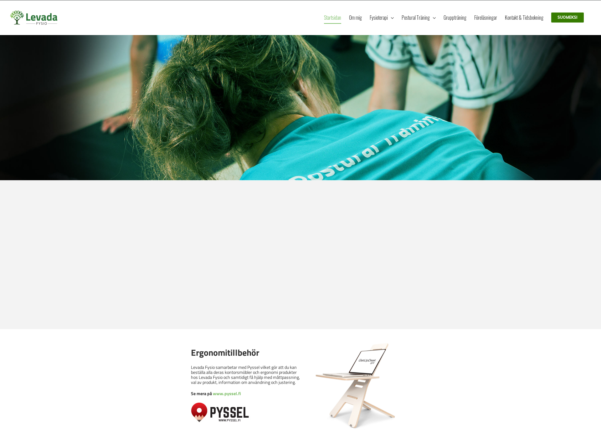 Screenshot for posturaltraining.fi