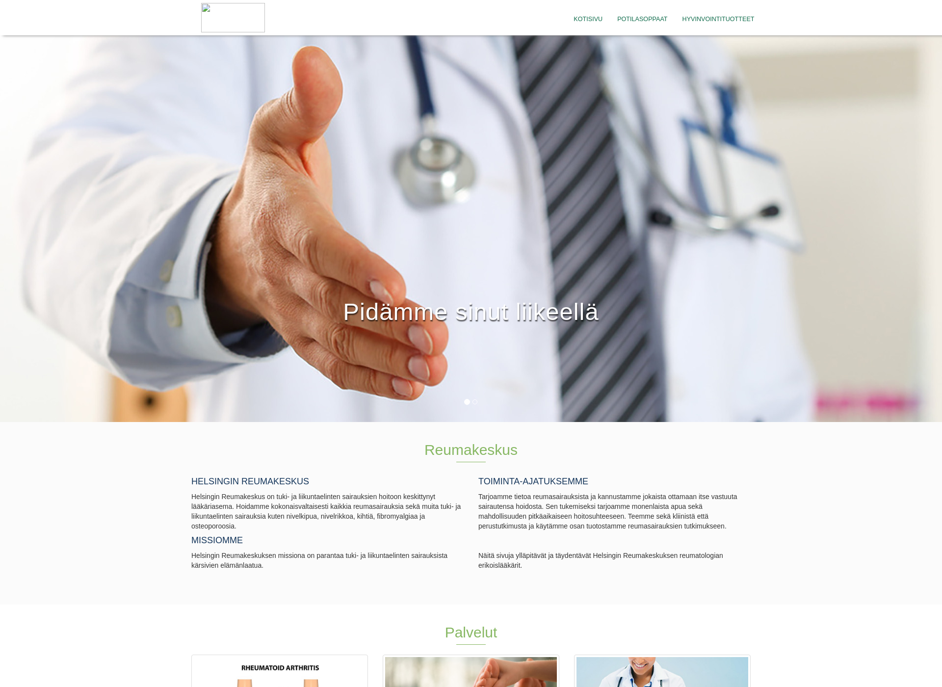 Screenshot for potilasopas.fi