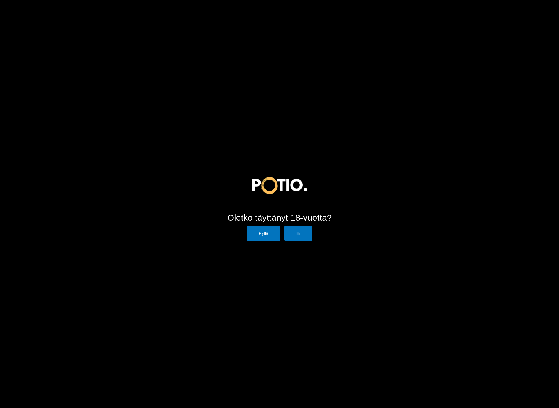 Skärmdump för potio.fi