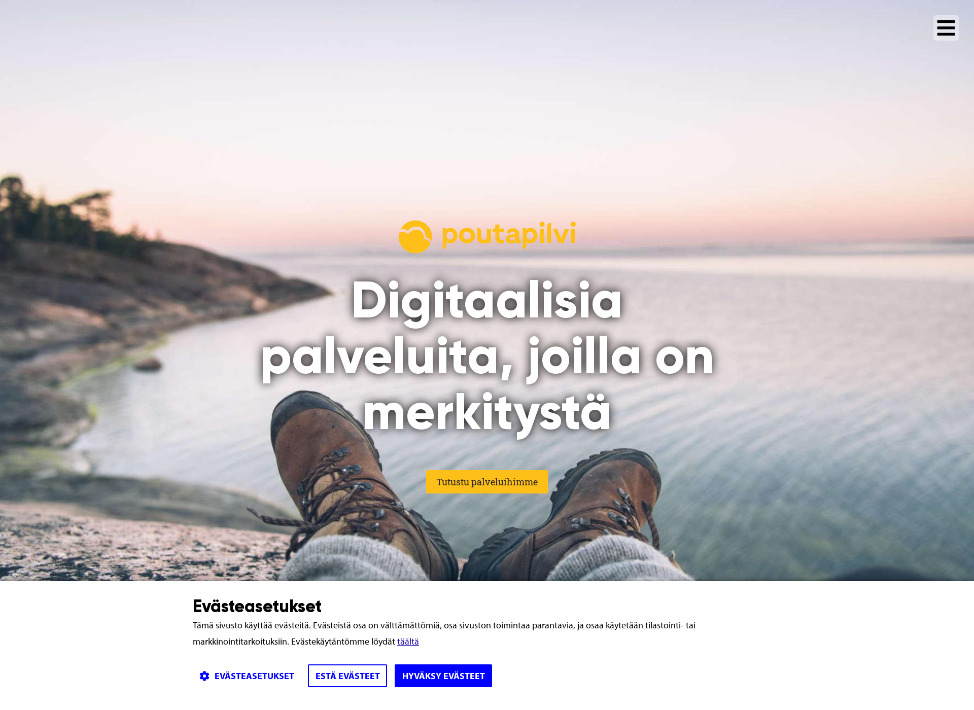 Screenshot for poutapilvi.fi