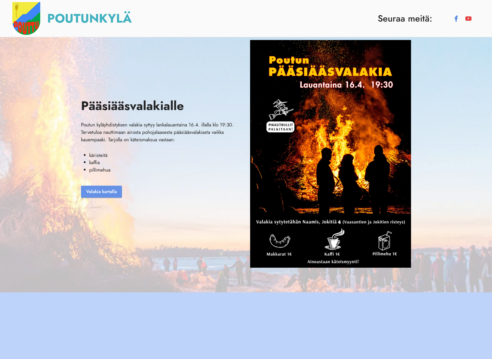 Screenshot for poutunkoulu.fi