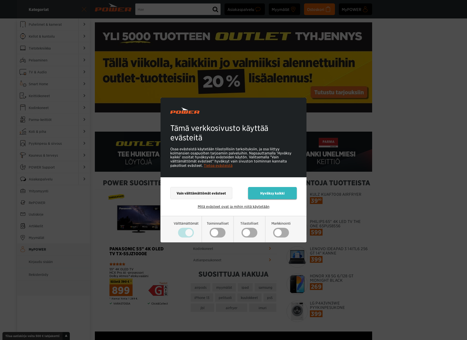 Screenshot for power.fi