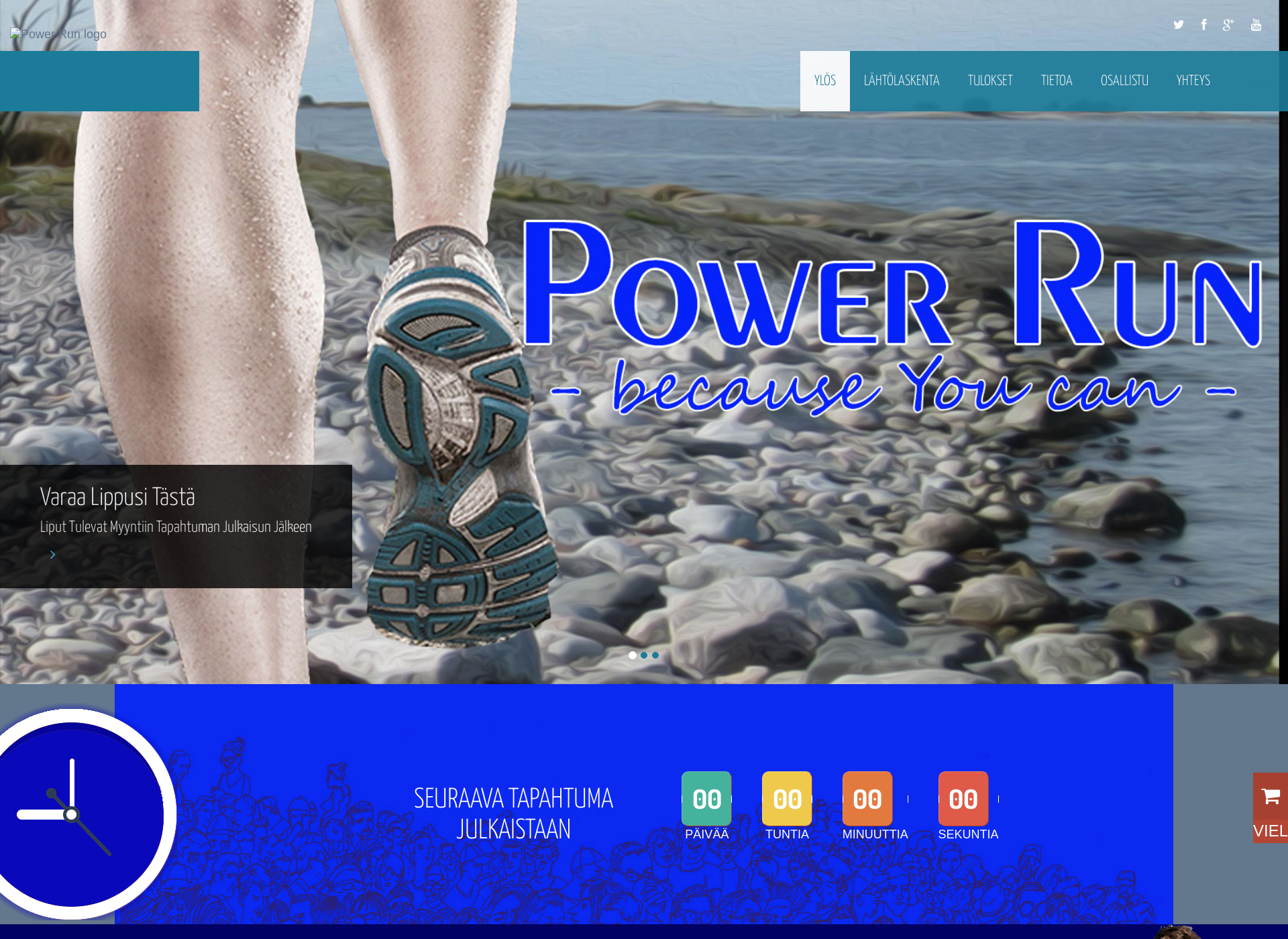 Screenshot for powerrun.fi