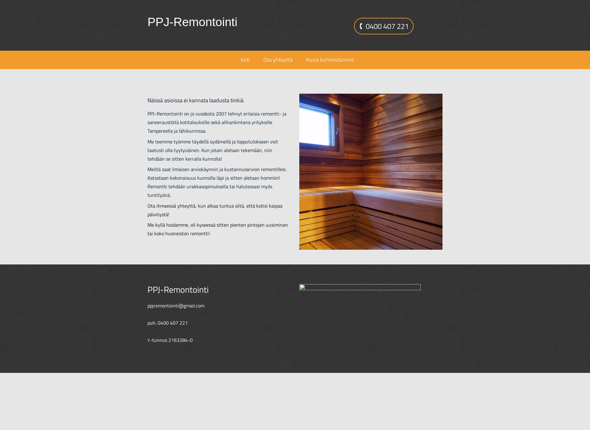Screenshot for ppj-remontointi.fi