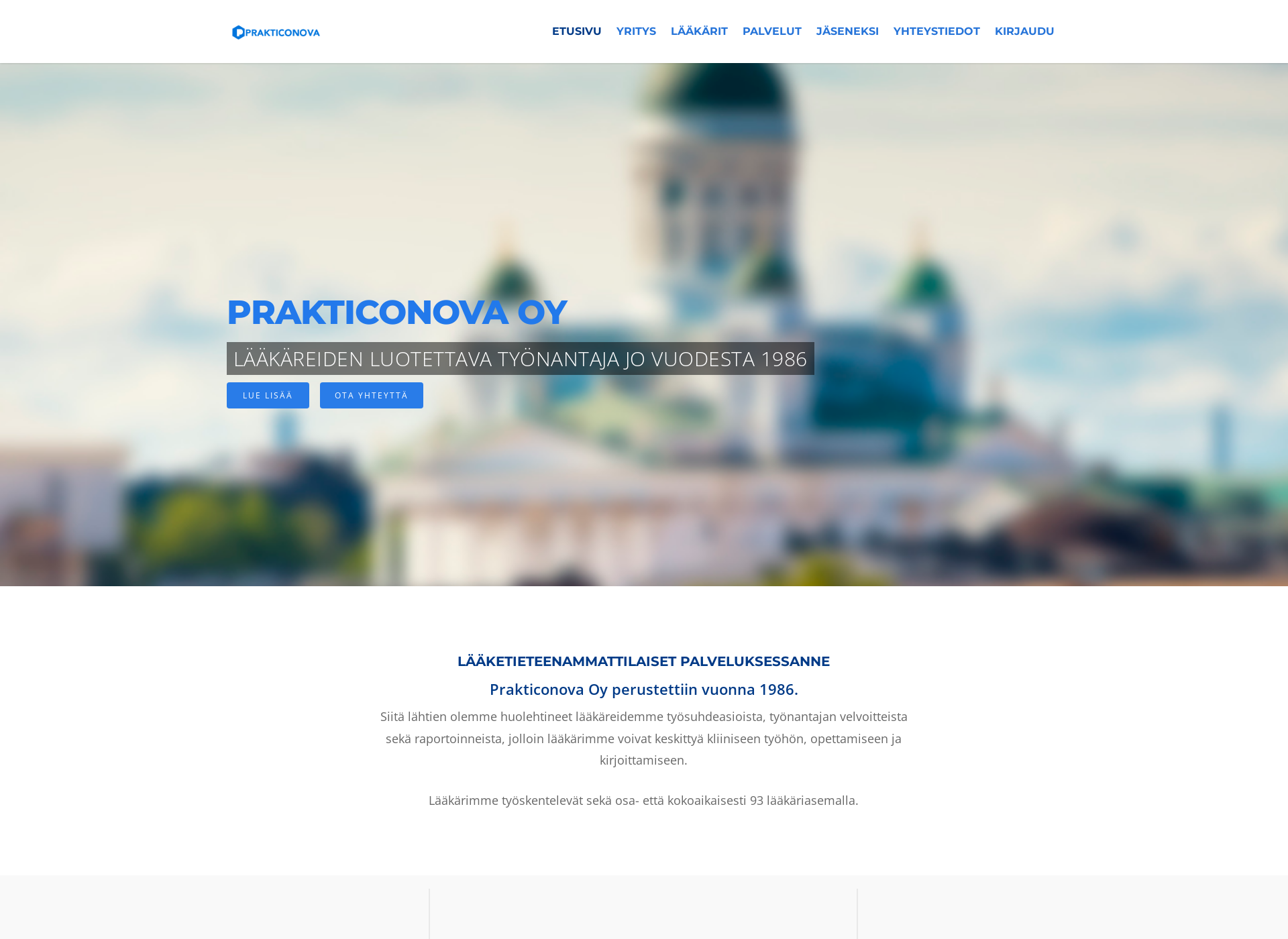 Screenshot for prakticonova.fi