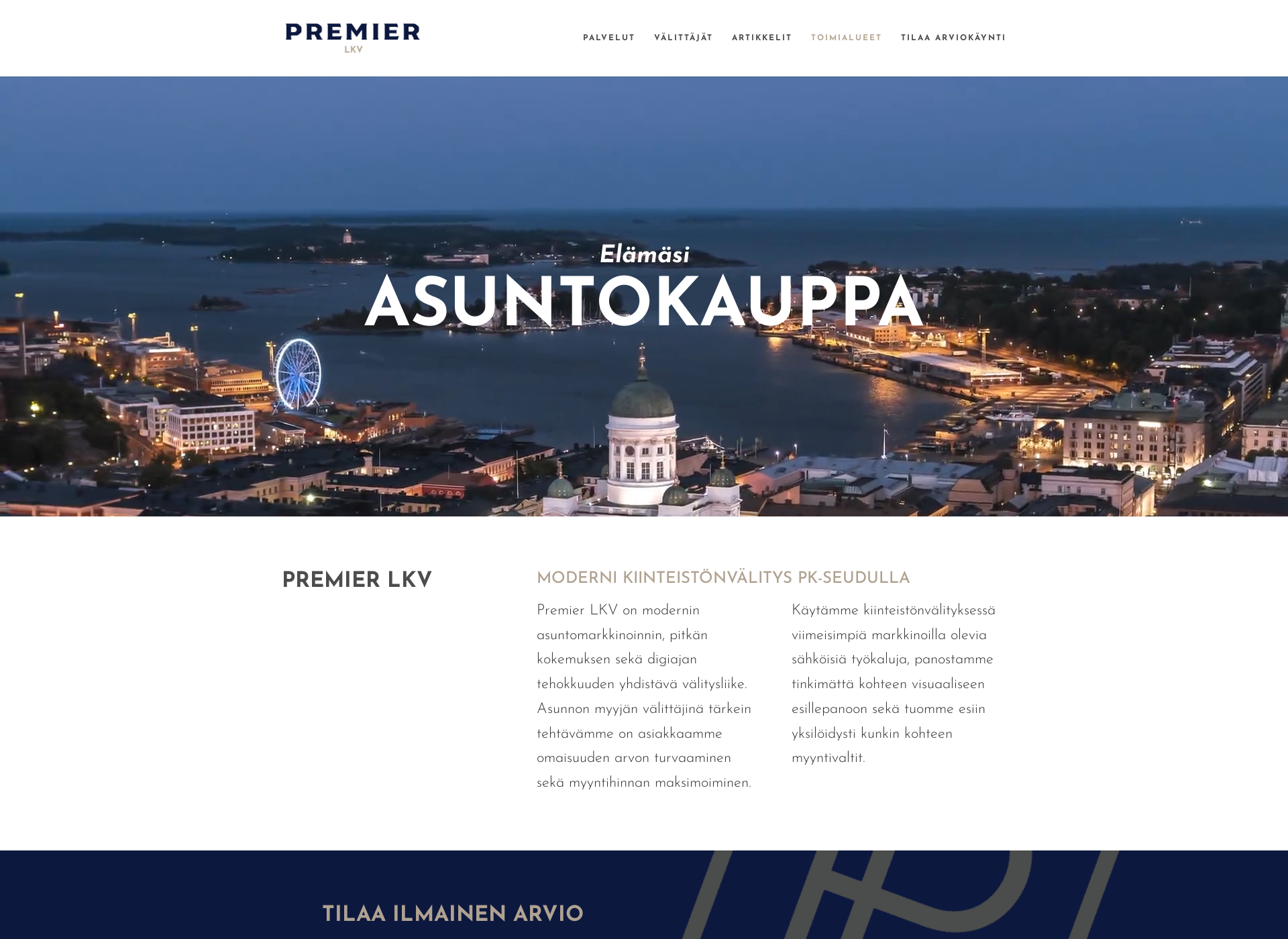 Screenshot for premier.fi