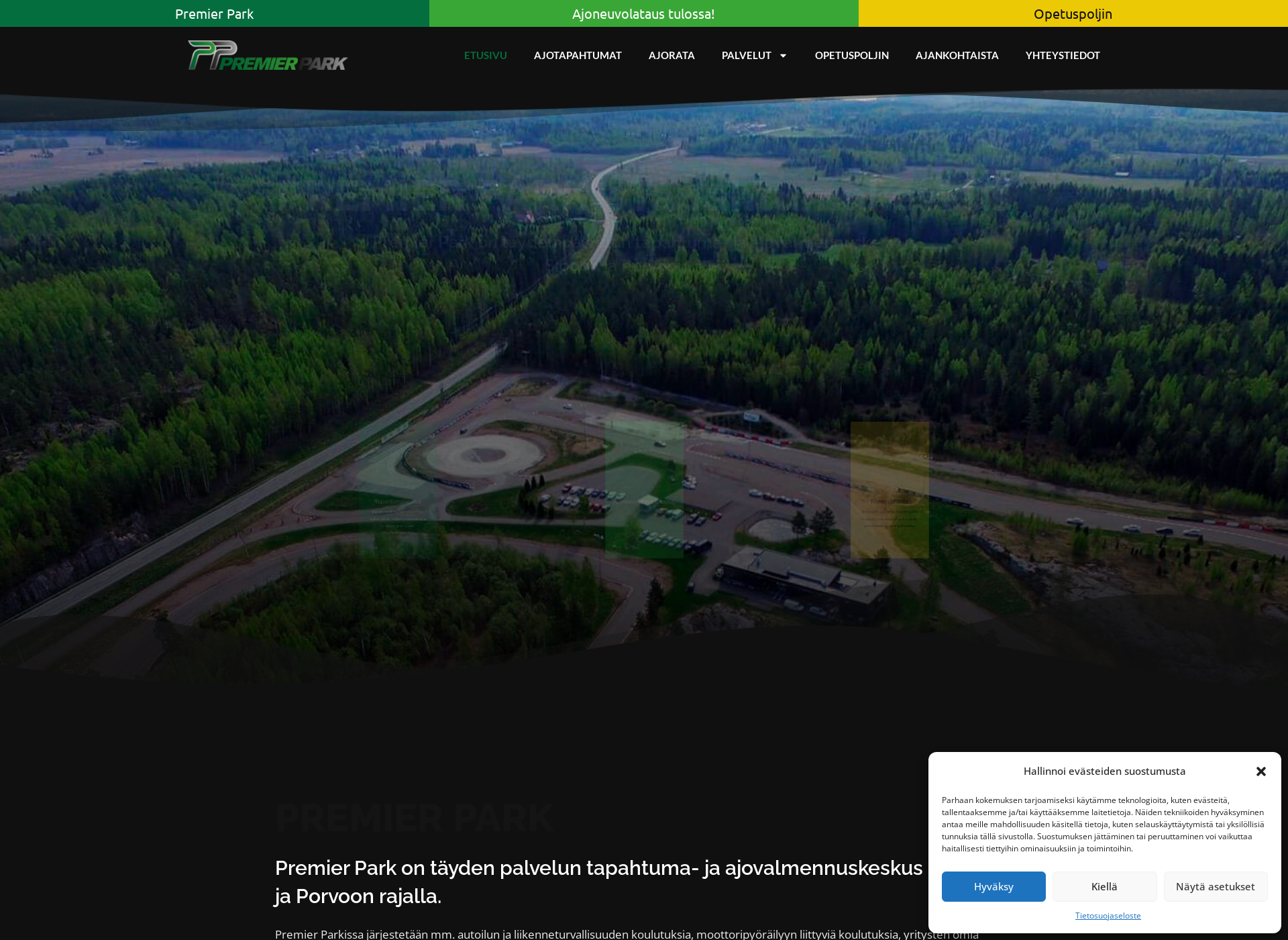 Screenshot for premierevents.fi